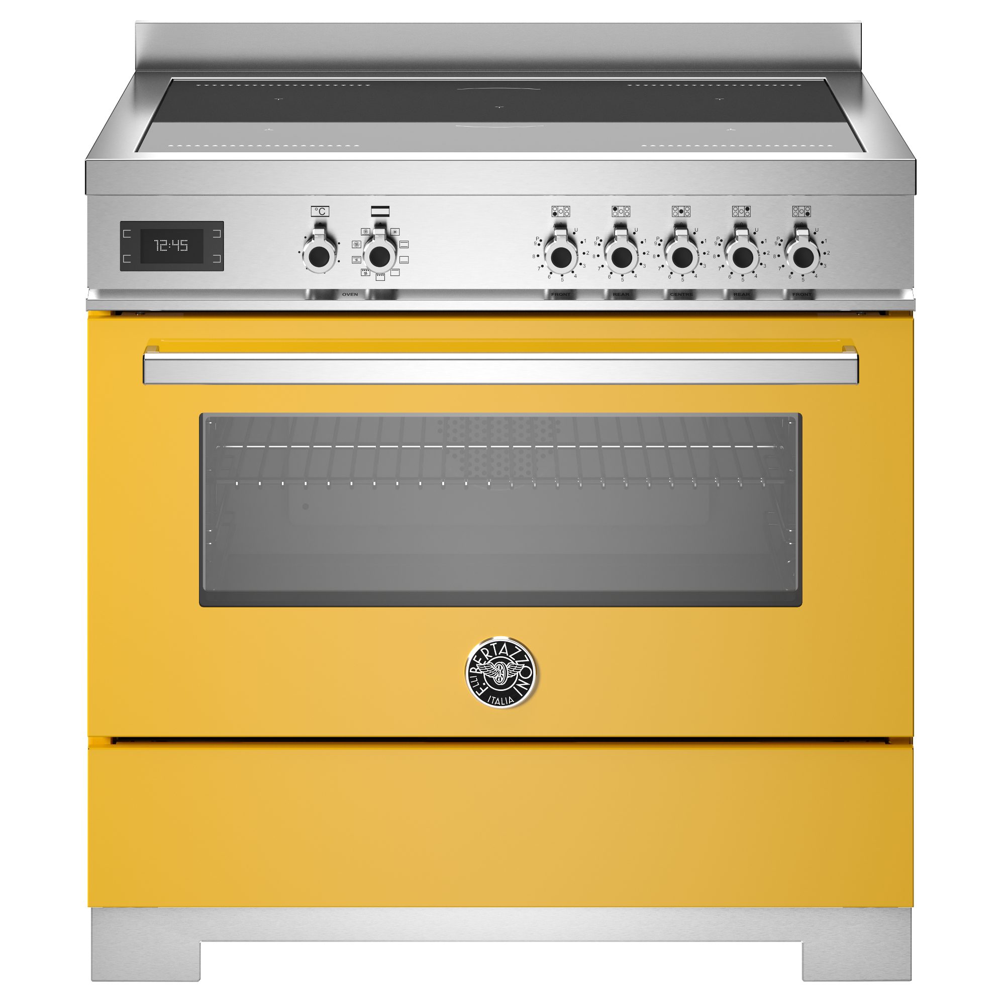 Bertazzoni  90cm Professional Induction Range Cooker PRO95I1EGIT2 - Yellow