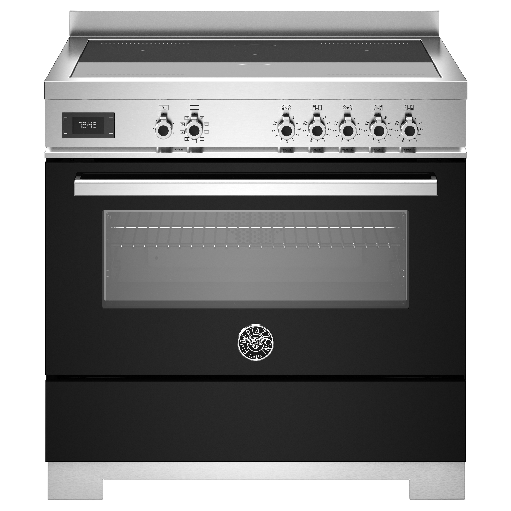 Bertazzoni PRO95I1ENET2 90cm Professional Induction Range Cooker - Black