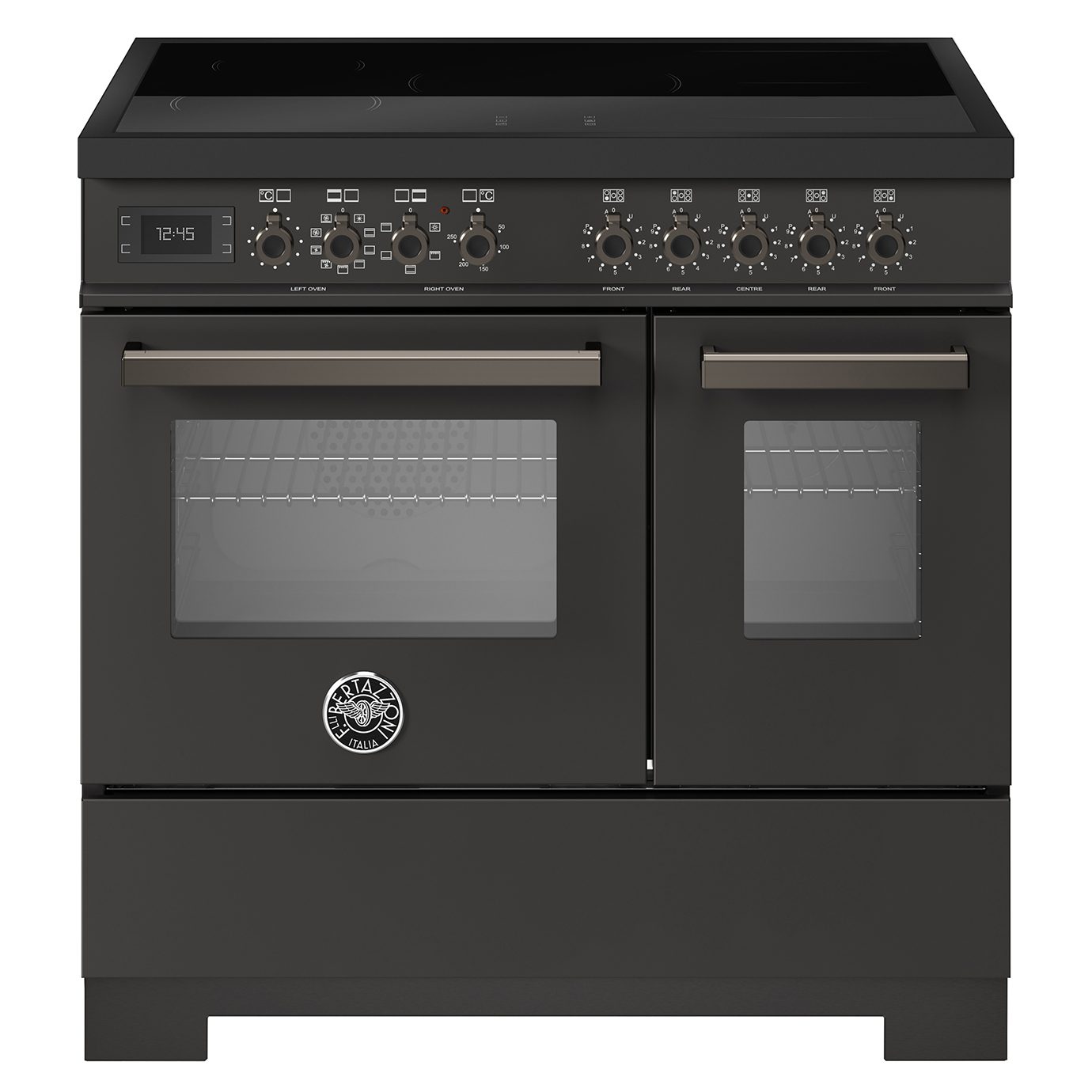 Bertazzoni  90cm Professional Induction Twin Range Cooker PRO95I2ECAT2 - Carbonio