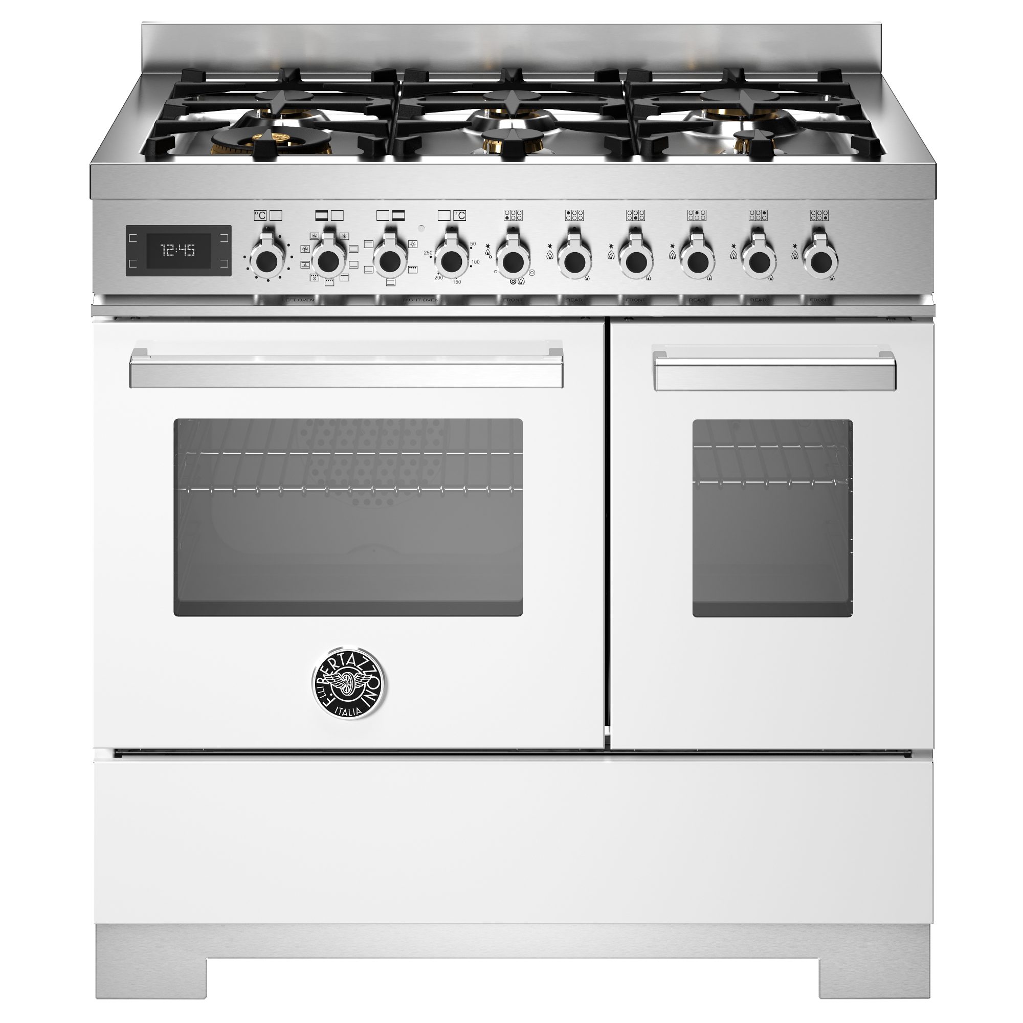 Bertazzoni  90cm Professional Dual Fuel Range Cooker PRO96L2EBIT2 - White