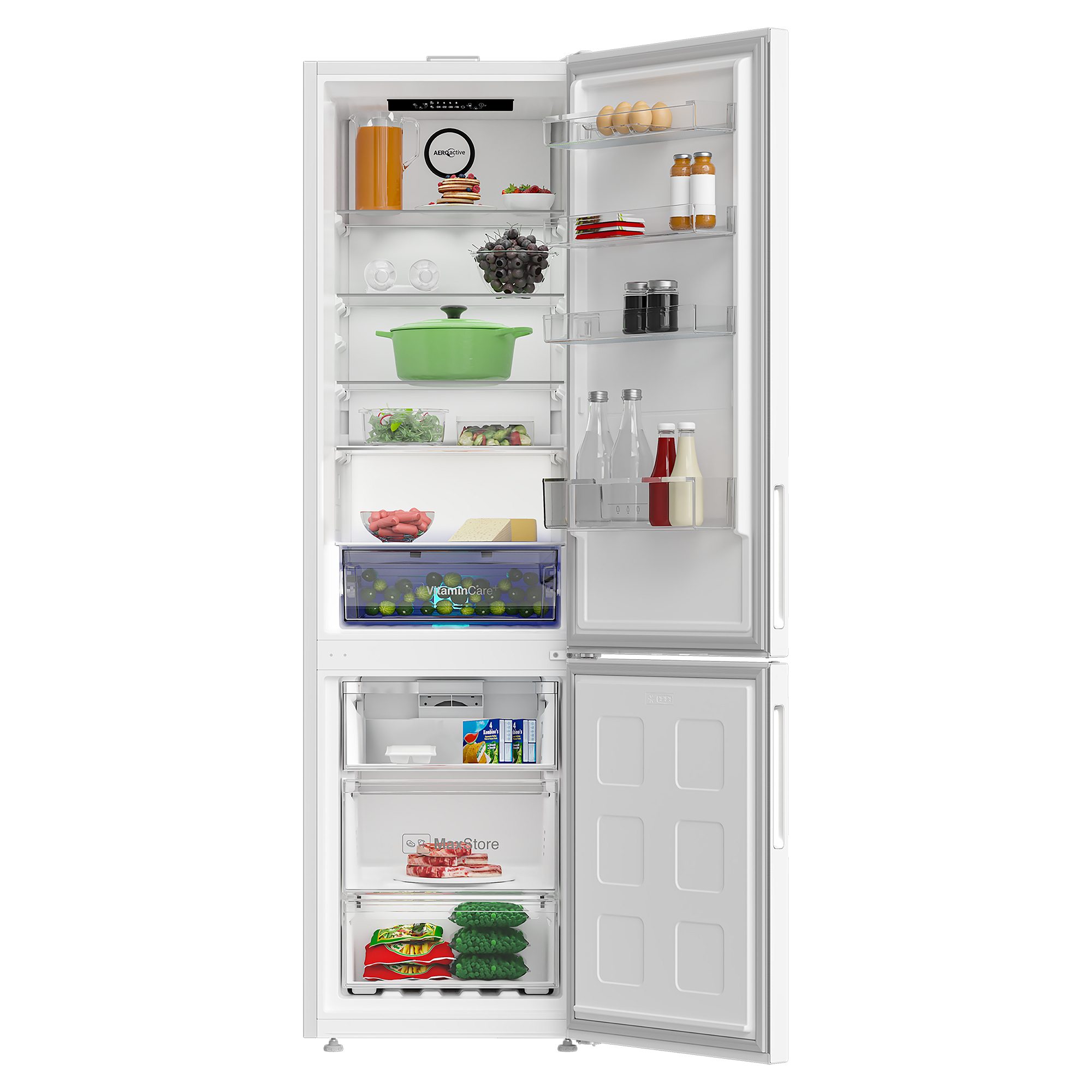 Blomberg 60cm Frost Free Fridge Freezer KND24075V - WHITE Blomberg 60cm Frost Free Fridge Freezer KND24075V - WHITE