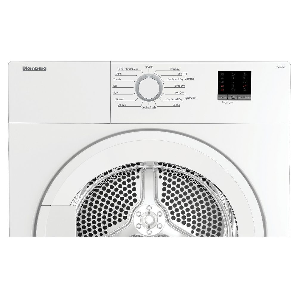 Blomberg 9kg Vented Tumble Dryer LTA09020W - White Blomberg 9kg Vented Tumble Dryer LTA09020W - White