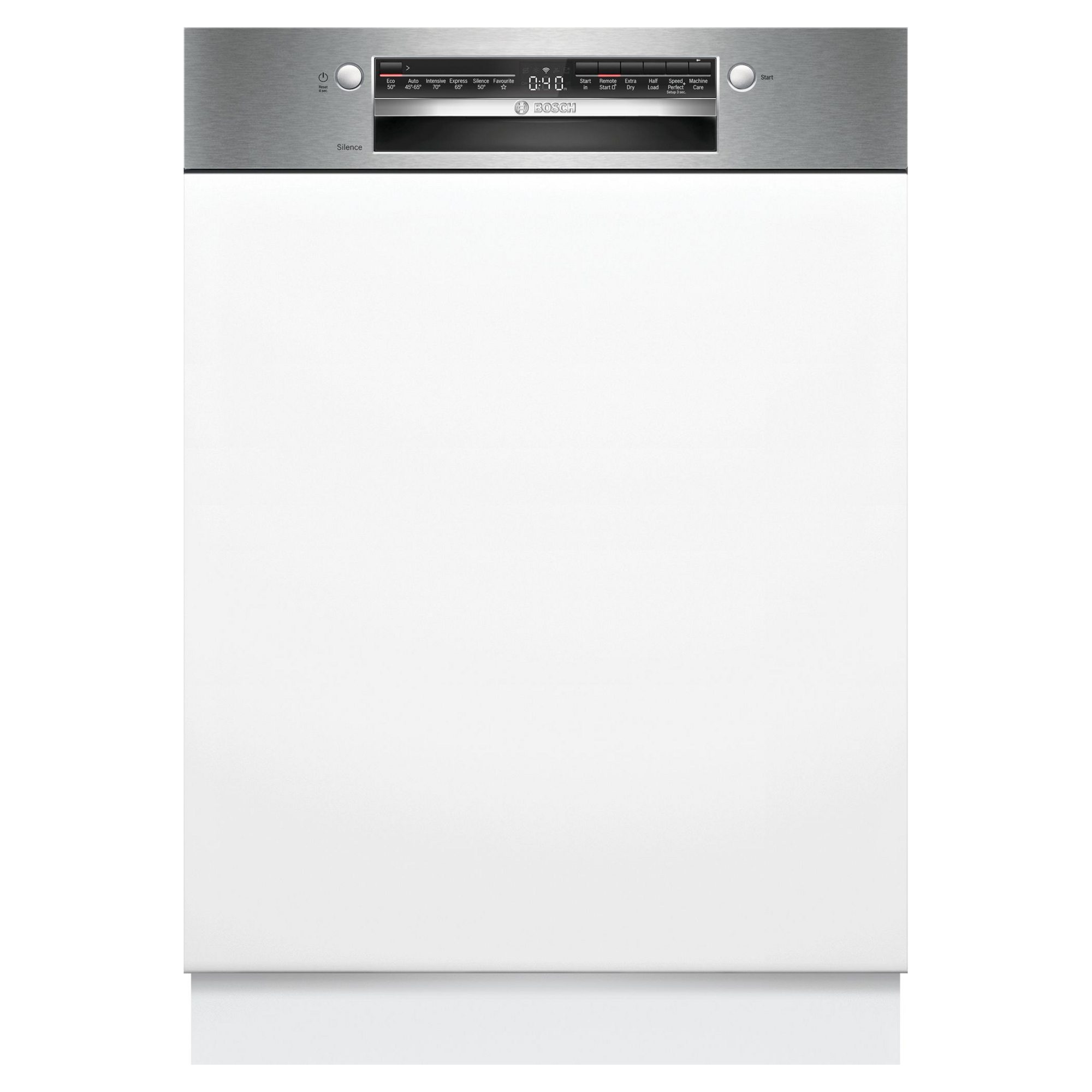 Bosch  Series 2 60cm Semi Integrated Dishwasher SMI2HTS06G - Stainless Steel