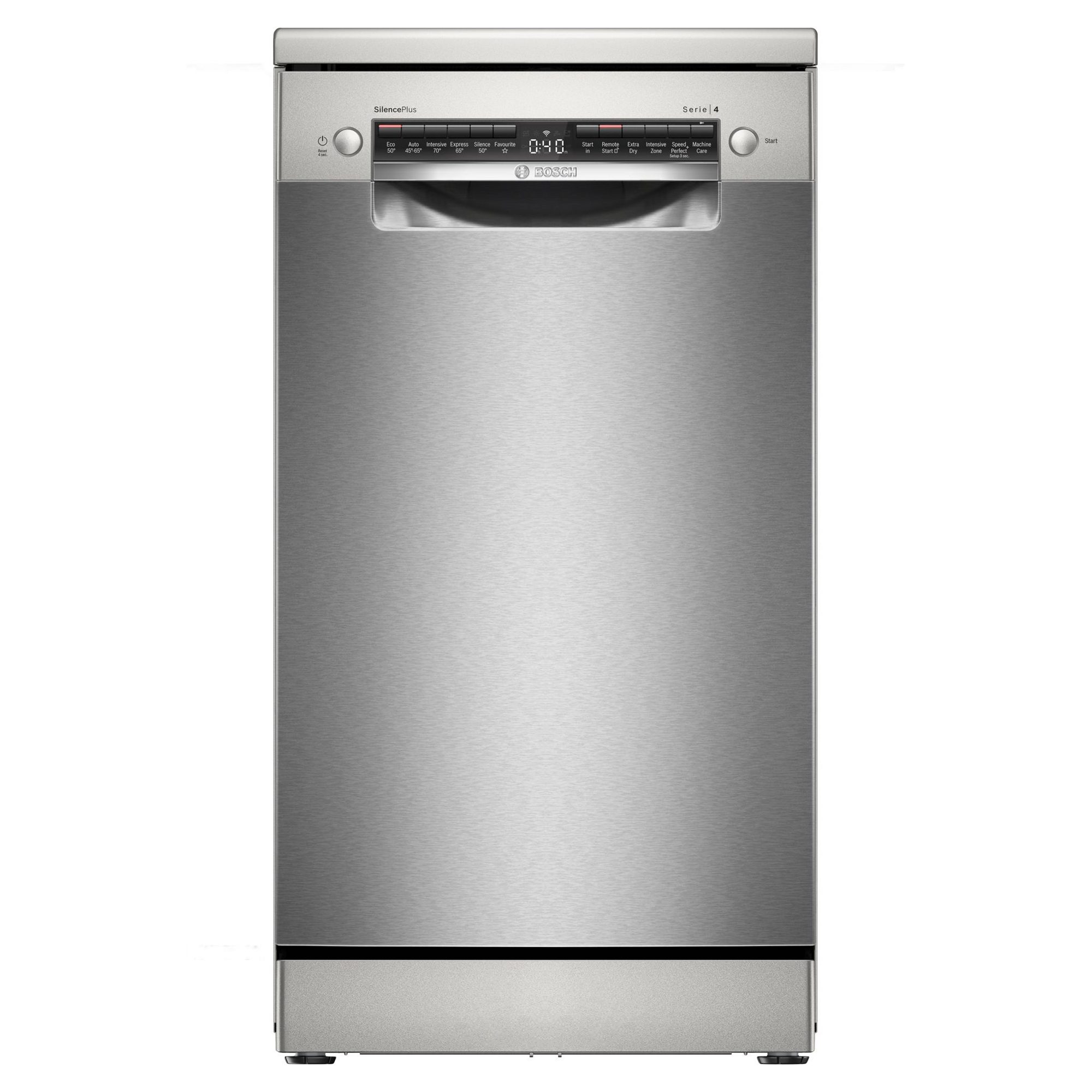 Bosch  45cm Series 4 Freestanding Dishwasher SPS4HMI14G - Silver