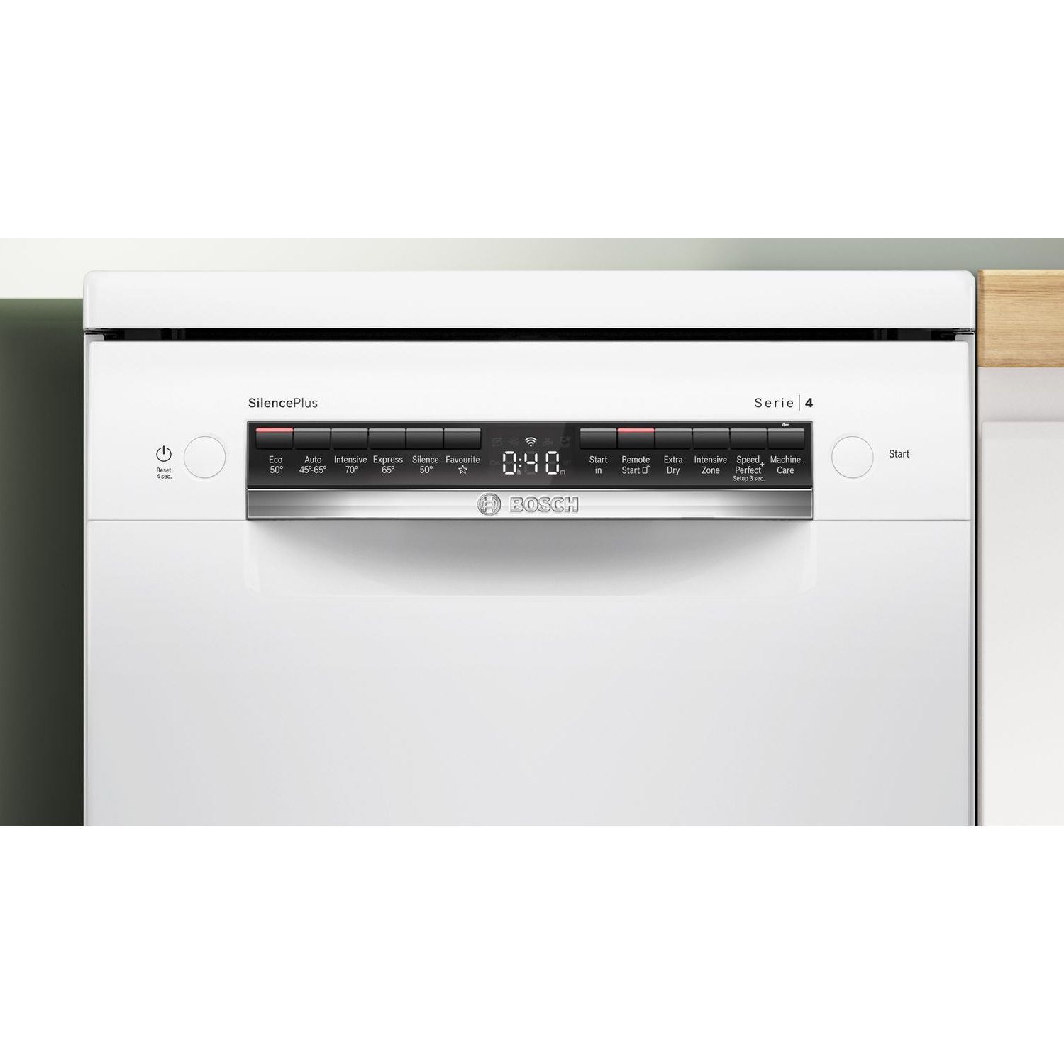Bosch 45cm Series 4 Freestanding Dishwasher SPS4HMW14G - White Bosch 45cm Series 4 Freestanding Dishwasher SPS4HMW14G - White