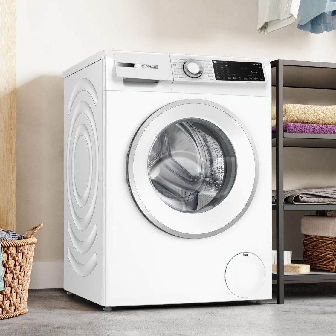 Bosch 10kg Series 6 Washing Machine 1400rpm WGJ25400GB - White Bosch 10kg Series 6 Washing Machine 1400rpm WGJ25400GB - White