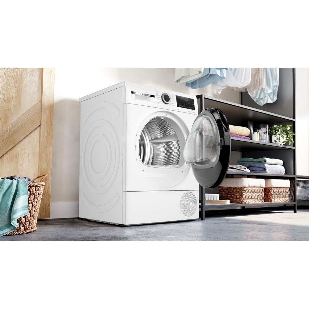 Bosch 9kg Series 6 Heat Pump Condenser Dryer WQG24502GB - White Bosch 9kg Series 6 Heat Pump Condenser Dryer WQG24502GB - White