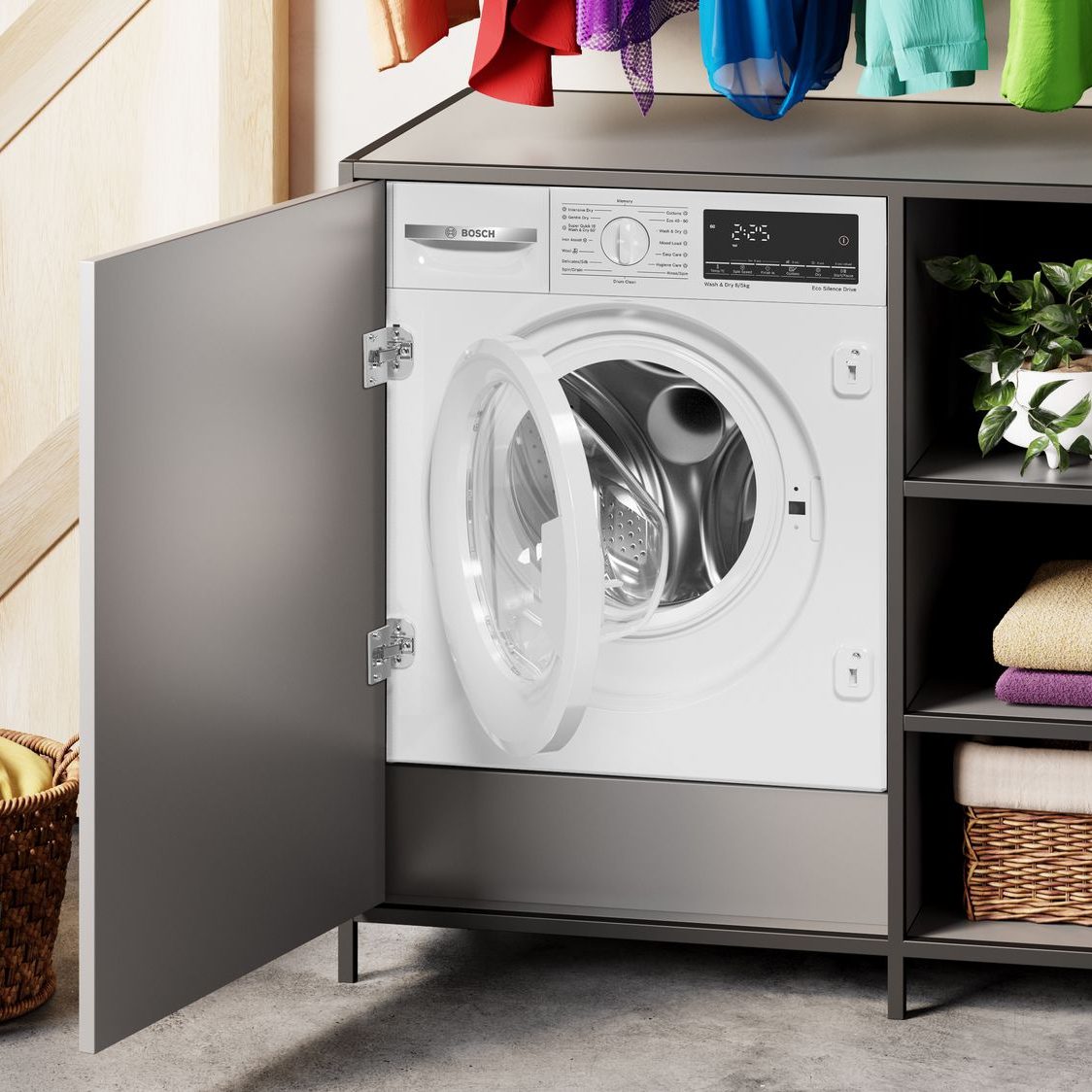 Bosch 8kg/5kg Series 6 Fully Integrated Washer Dryer WKD28490GB Bosch 8kg/5kg Series 6 Fully Integrated Washer Dryer WKD28490GB