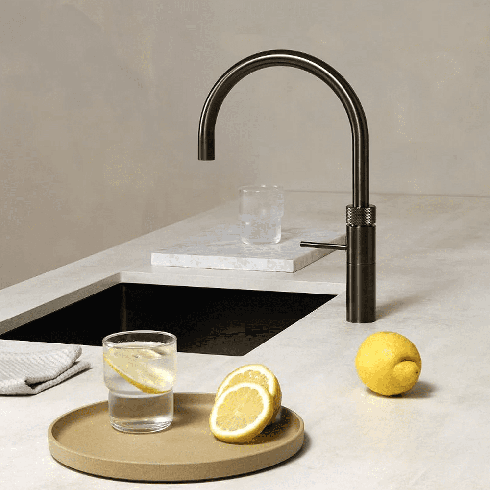 Quooker FNRGME Combi+ Fusion Round Boiling Water Tap COMBI+ FUSION ROUND GUNMETAL - GUNMETAL Quooker FNRGME Combi+ Fusion Round Boiling Water Tap COMBI+ FUSION ROUND GUNMETAL - GUNMETAL