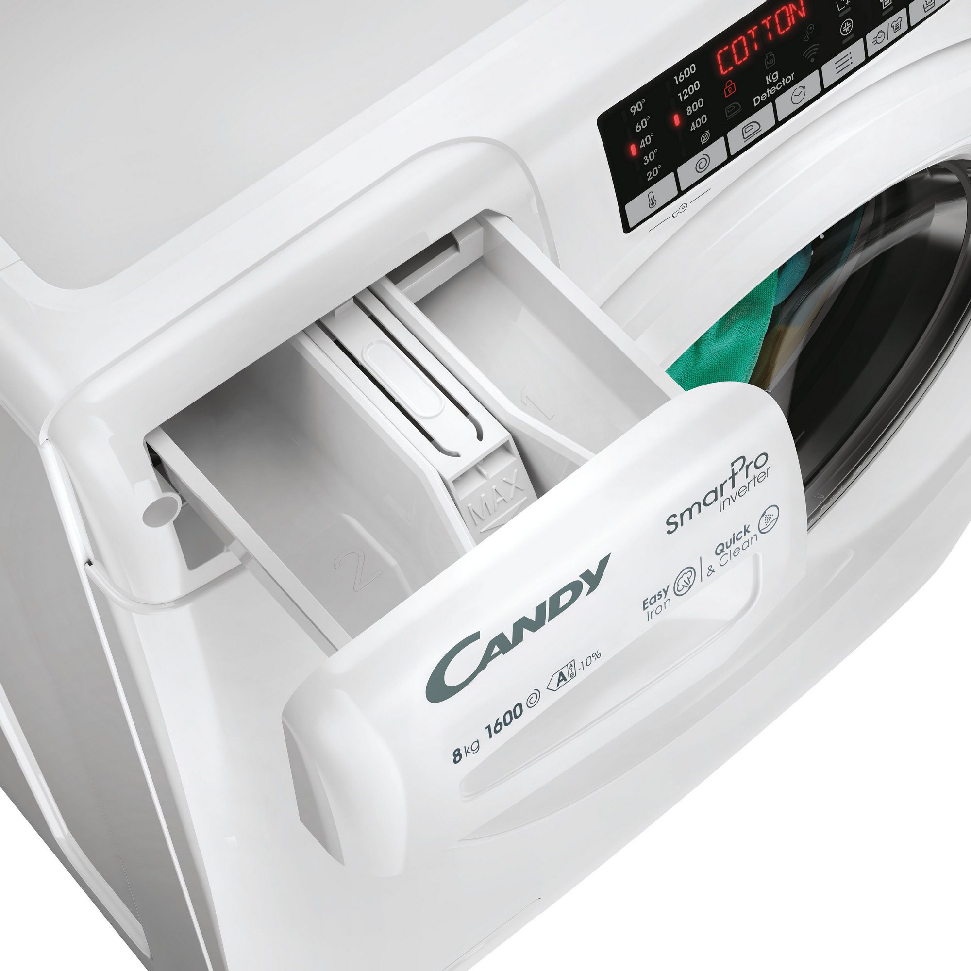 Candy 8kg Washing Machine 1600rpm CSO 686TWM6-80 - White Candy 8kg Washing Machine 1600rpm CSO 686TWM6-80 - White