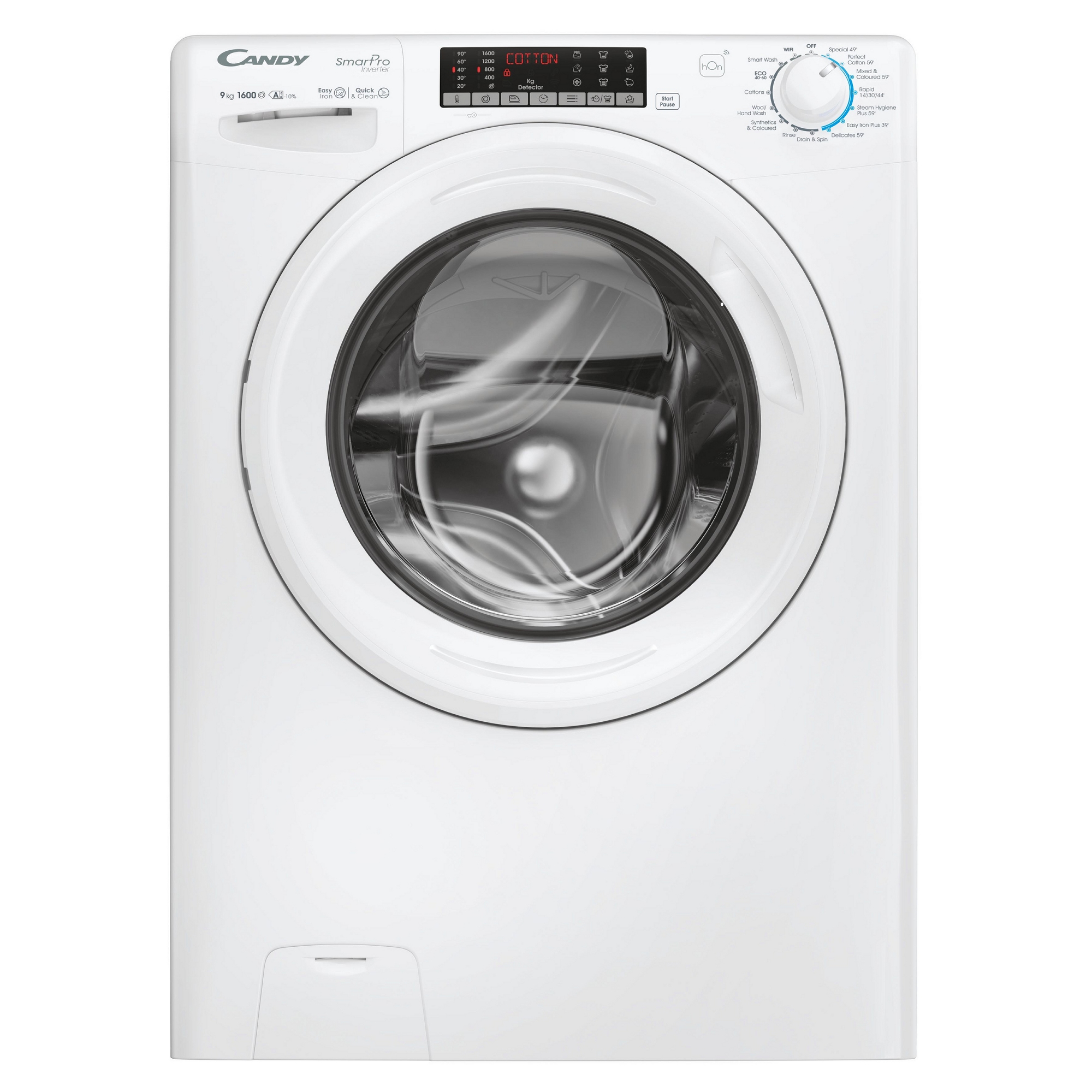 Candy CSO 696TWM6-80 9kg Washing Machine 1600rpm - WHITE