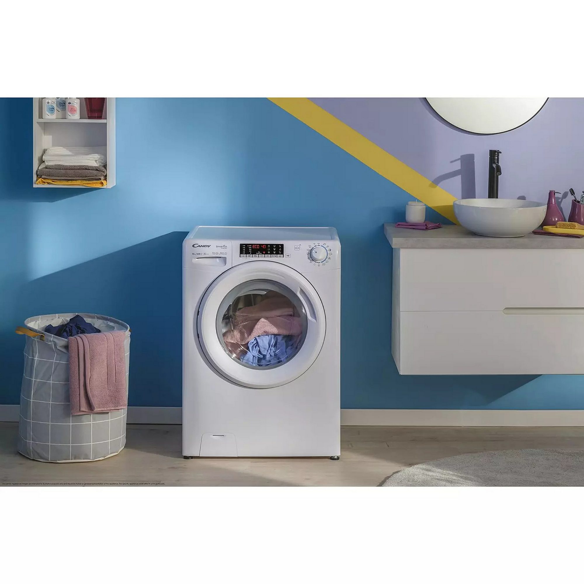 Candy 9kg Washing Machine 1600rpm CSO 696TWM6-80 - White Candy 9kg Washing Machine 1600rpm CSO 696TWM6-80 - White
