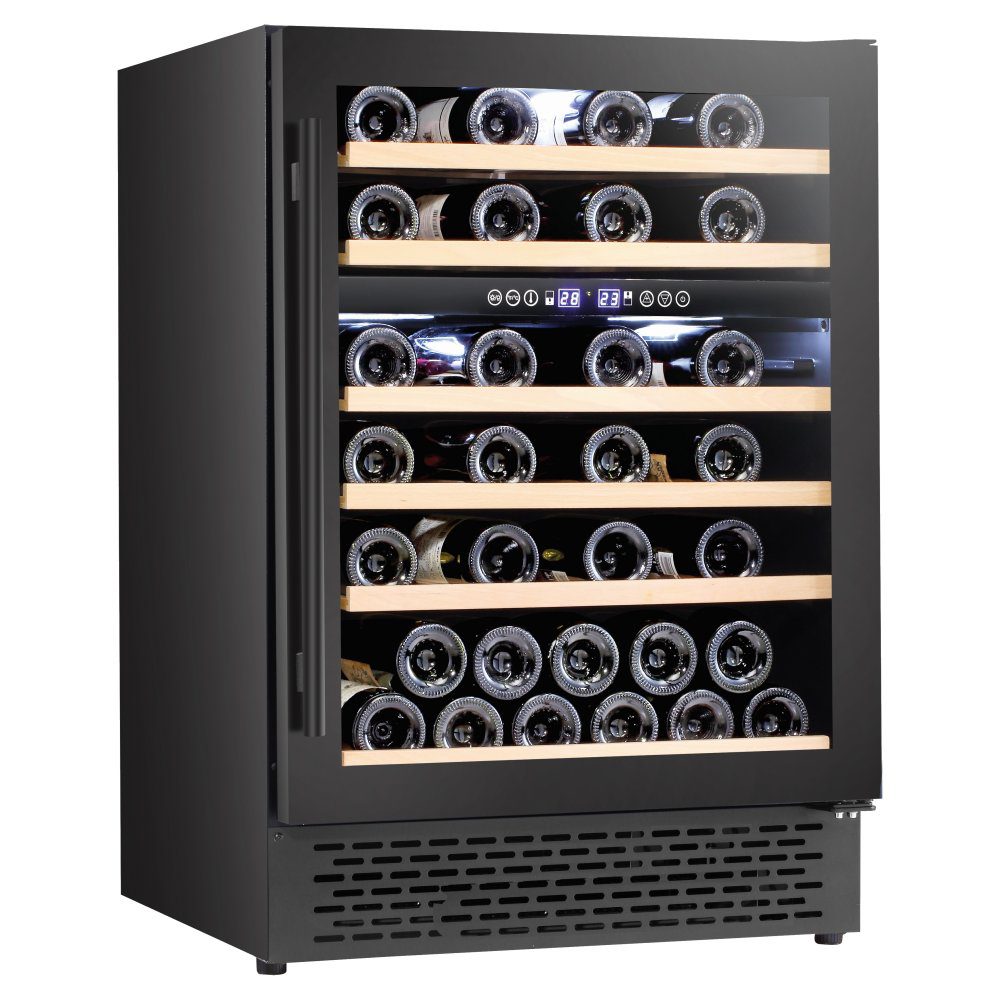Cata 60cm Dual Zone Freestanding Wine Cabinet UBBKWC60F - Black Cata 60cm Dual Zone Freestanding Wine Cabinet UBBKWC60F - Black