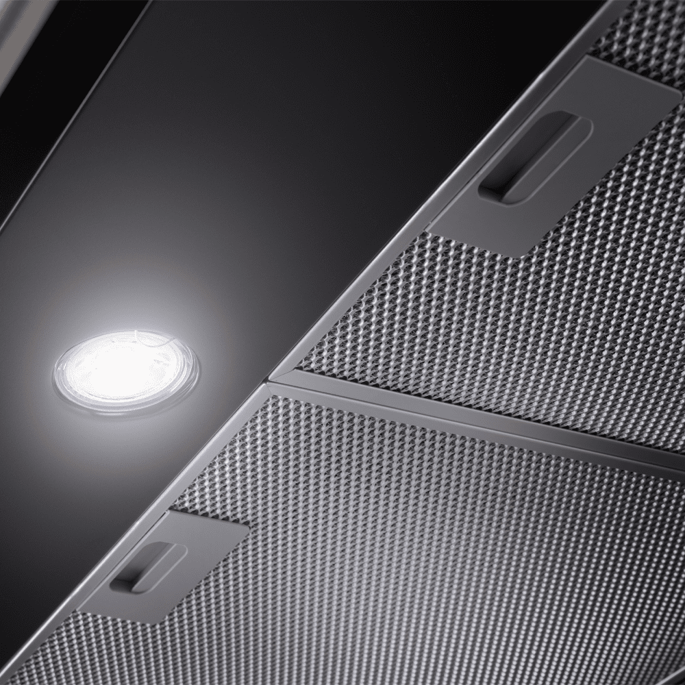 Rangemaster 100cm Classic Chimney Hood With Chrome Rail And Badge RCLAHDC100BL/C - Black Rangemaster 100cm Classic Chimney Hood With Chrome Rail And Badge RCLAHDC100BL/C - Black