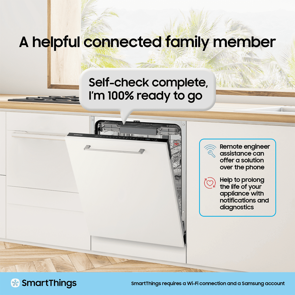 Samsung 60cm Series 11 Freestanding WiFi Dishwasher DW60BG730FSLEU - Stainless Steel Samsung 60cm Series 11 Freestanding WiFi Dishwasher DW60BG730FSLEU - Stainless Steel