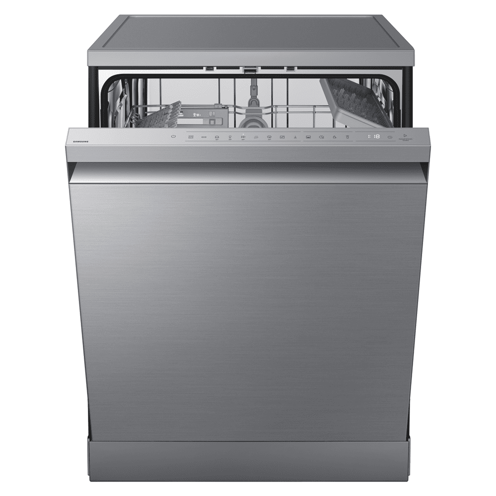 Samsung 60cm Series 6 Freestanding WiFi Dishwasher DW60DG760FSLU4 - Silver Samsung 60cm Series 6 Freestanding WiFi Dishwasher DW60DG760FSLU4 - Silver
