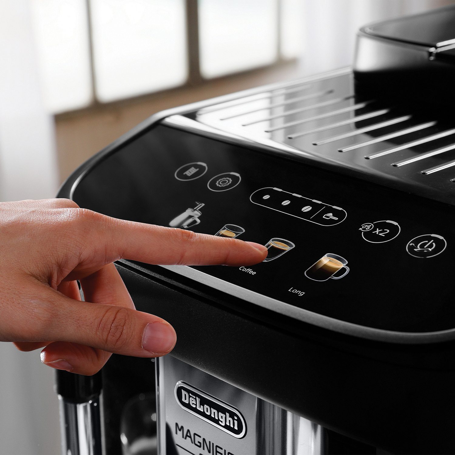Delonghi Freestanding Magnifica Evo Bean to Cup Coffee Machine ECAM290.21.B - BLACK Delonghi Freestanding Magnifica Evo Bean to Cup Coffee Machine ECAM290.21.B - BLACK