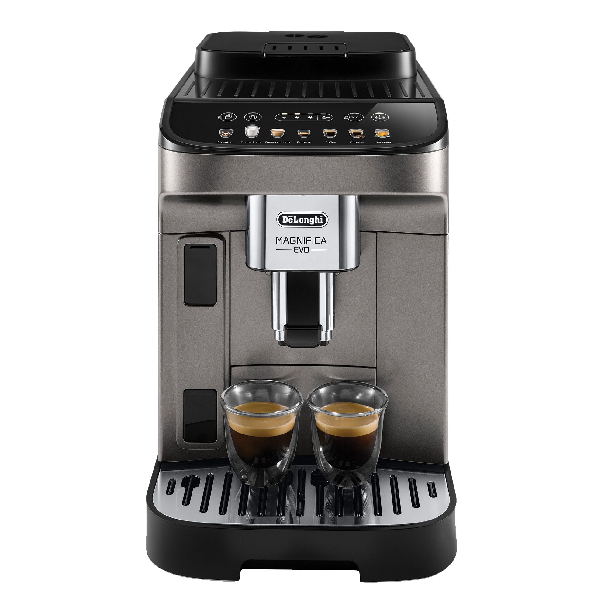 De'Longhi Freestanding Magnifica Evo Bean to Cup Coffee Machine ECAM290.83.TB – Titanium Black