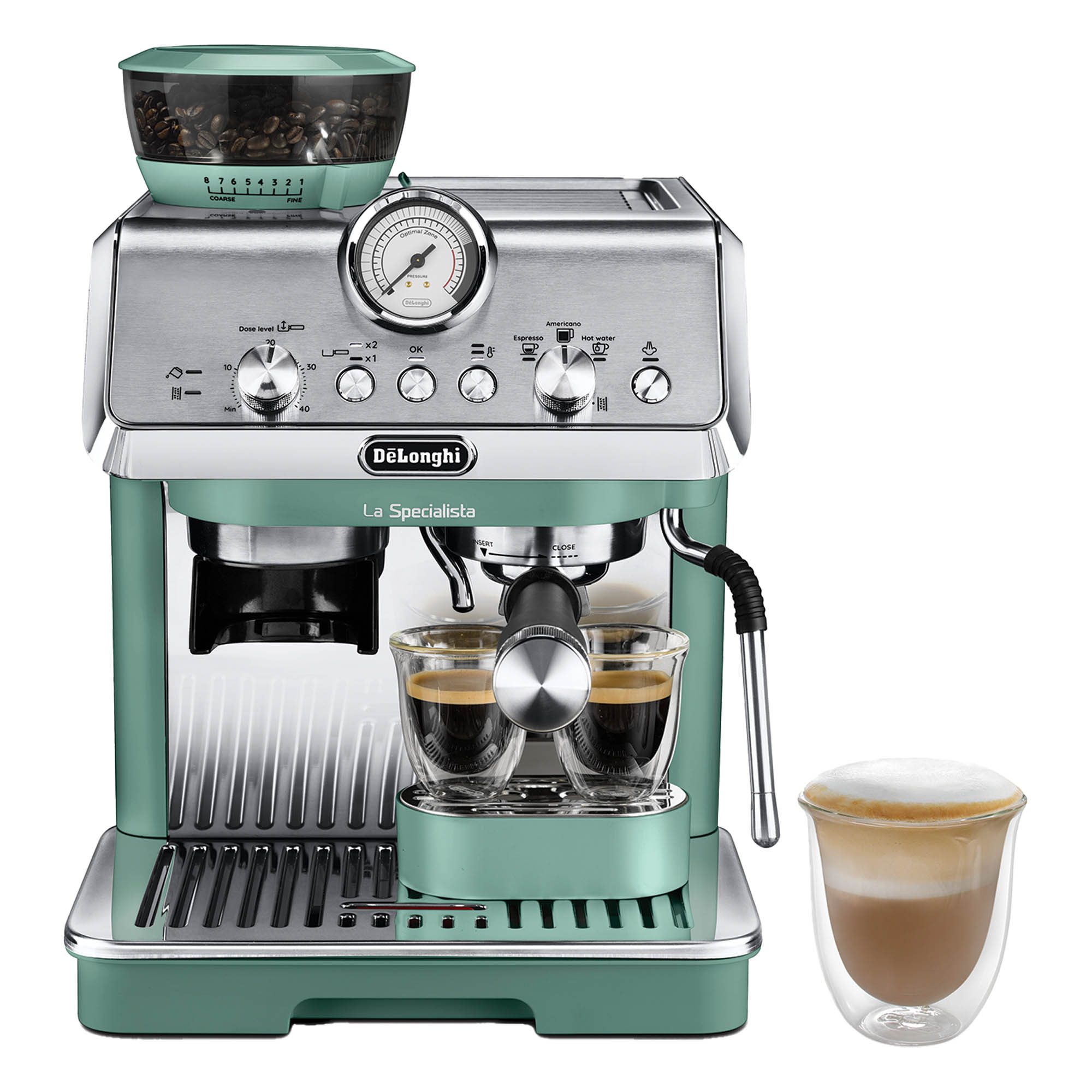 De'Longhi Freestanding La Specialista Arte Bean to Cup Coffee Machine EC9155.GR – Green