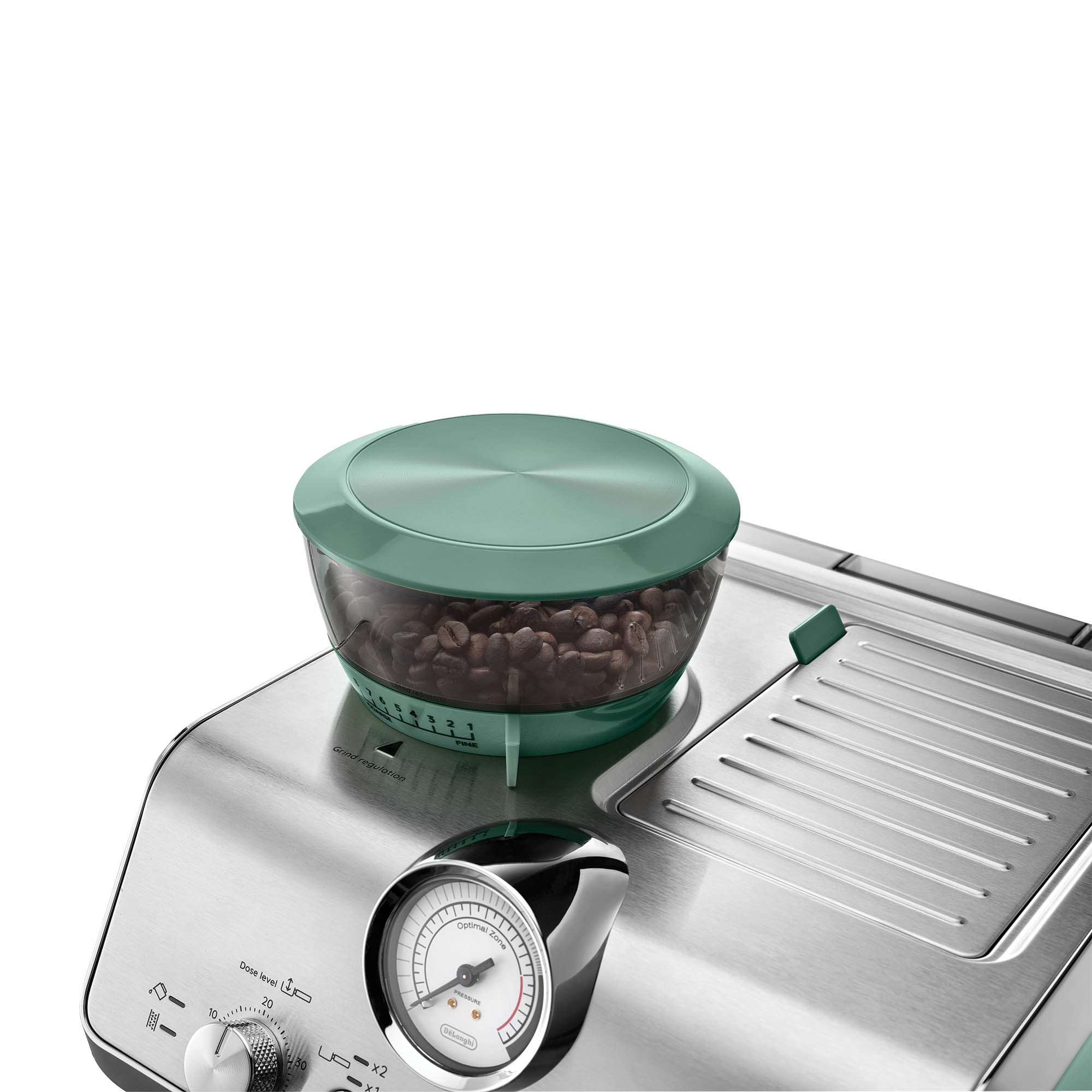 Delonghi Freestanding La Specialista Arte Bean to Cup Coffee Machine EC9155.GR - GREEN Delonghi Freestanding La Specialista Arte Bean to Cup Coffee Machine EC9155.GR - GREEN