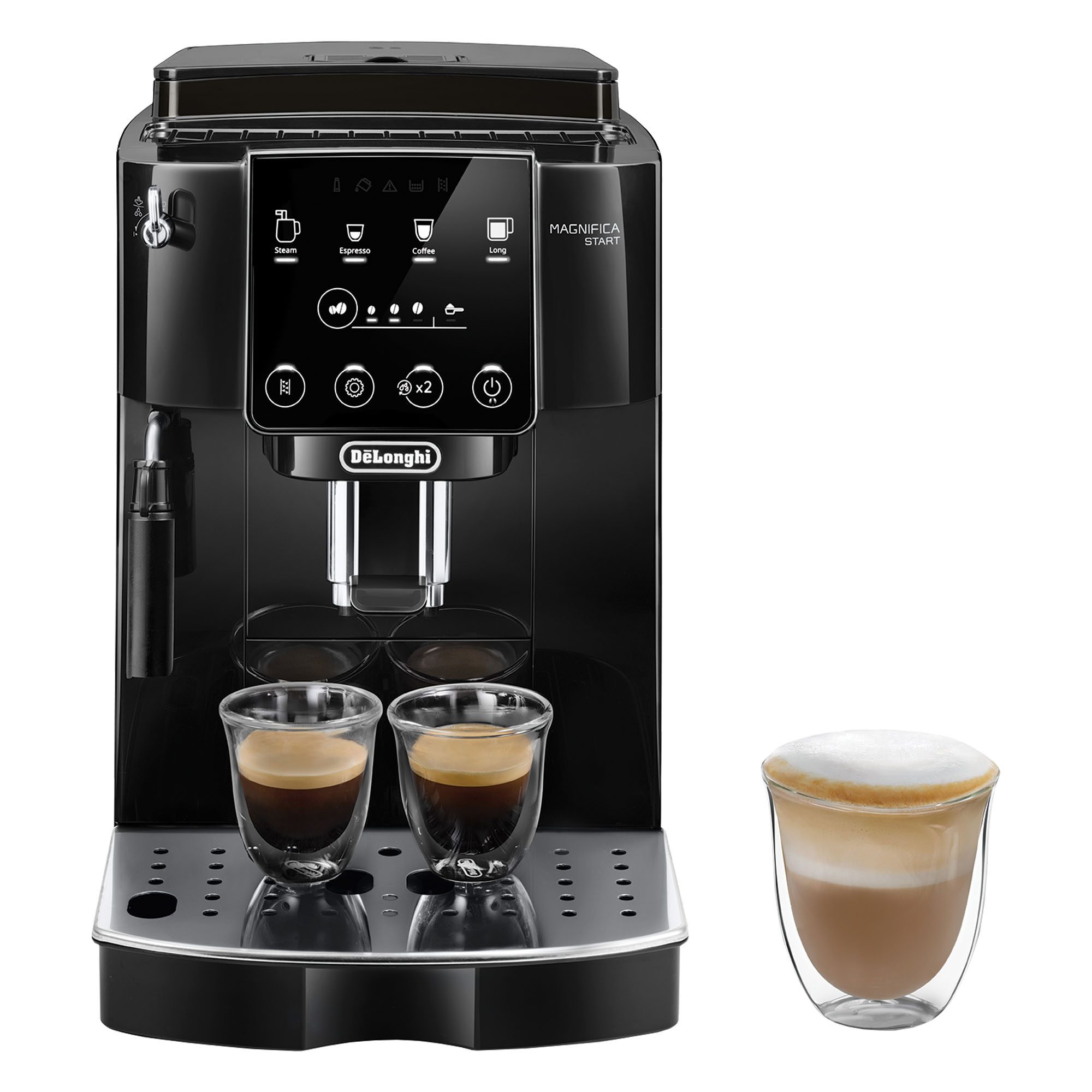 Delonghi Freestanding Magnifica Start Bean to Cup Coffee Machine ECAM220.22.GB - GREY Delonghi Freestanding Magnifica Start Bean to Cup Coffee Machine ECAM220.22.GB - GREY