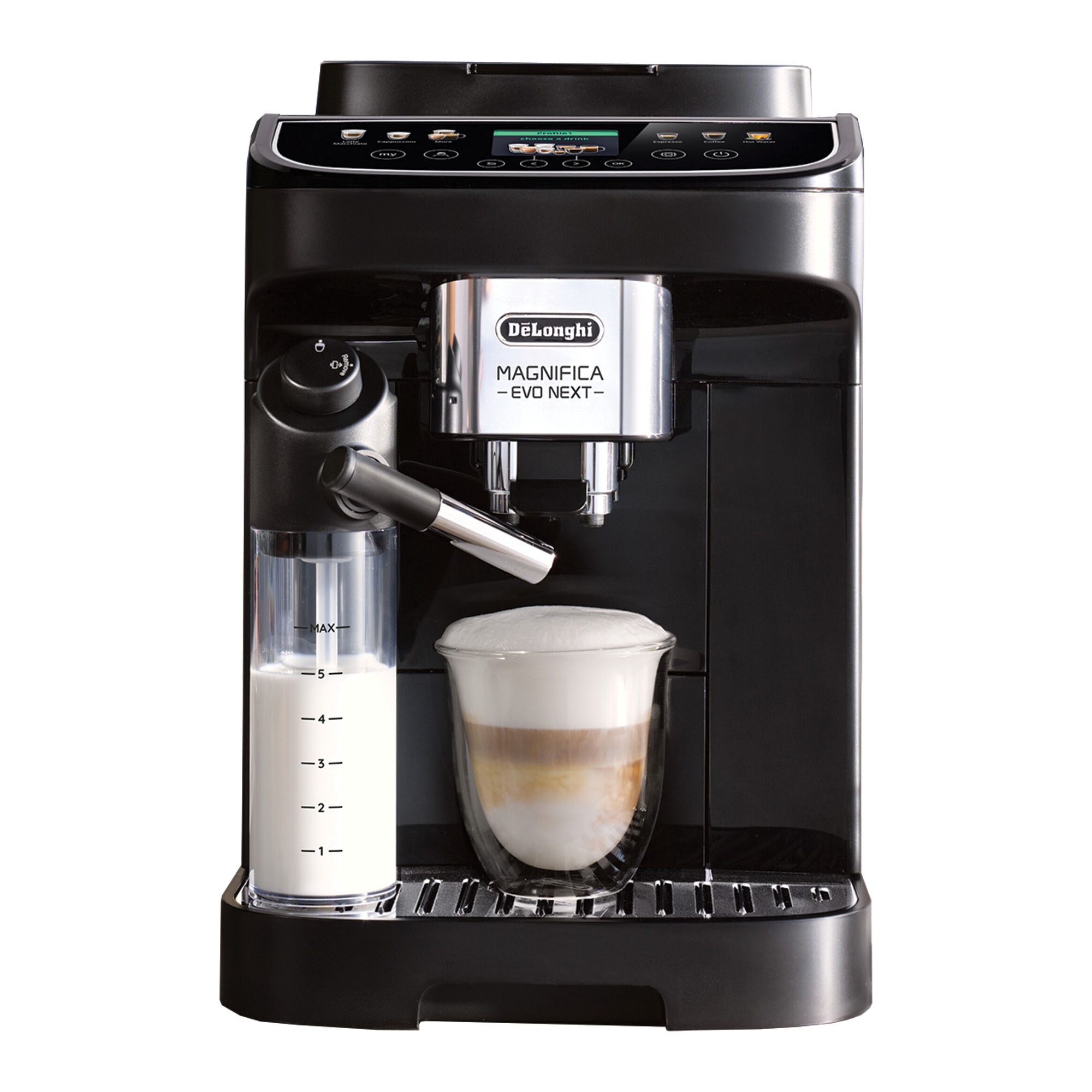De'Longhi Freestanding Magnifica Evo Next Bean to Cup Coffee Machine ECAM310.60.B – Black