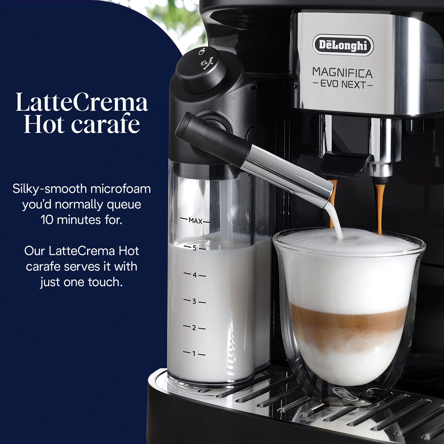 Delonghi Freestanding Magnifica Evo Next Bean to Cup Coffee Machine ECAM310.60.B - BLACK Delonghi Freestanding Magnifica Evo Next Bean to Cup Coffee Machine ECAM310.60.B - BLACK
