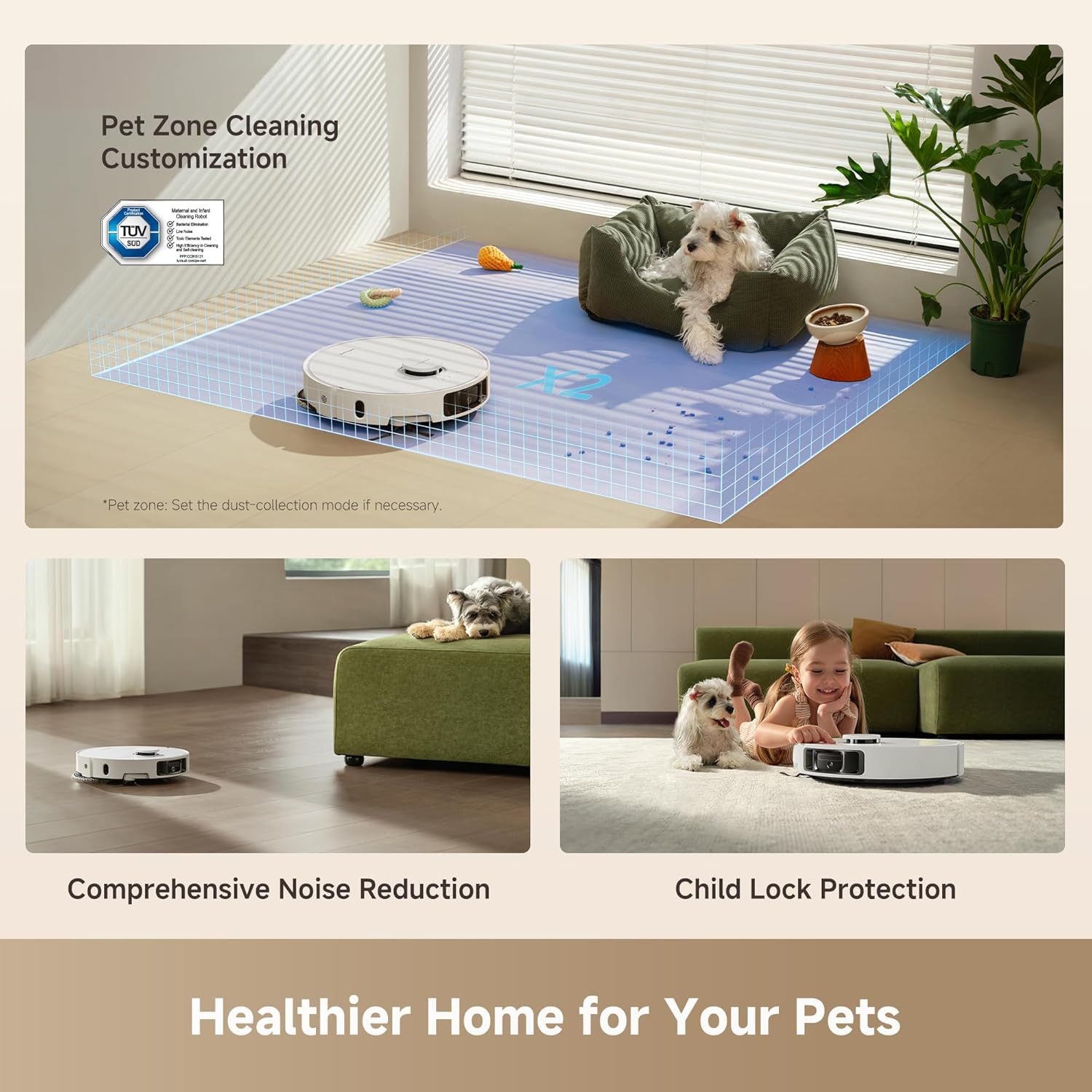 Dreame L10s Ultra Gen 3 Kit Robot Vacuum Cleaner and Mop with Self-Cleaning and Auto-Empty RLL53SE White Dreame L10s Ultra Gen 3 Kit Robot Vacuum Cleaner and Mop with Self-Cleaning and Auto-Empty RLL53SE White