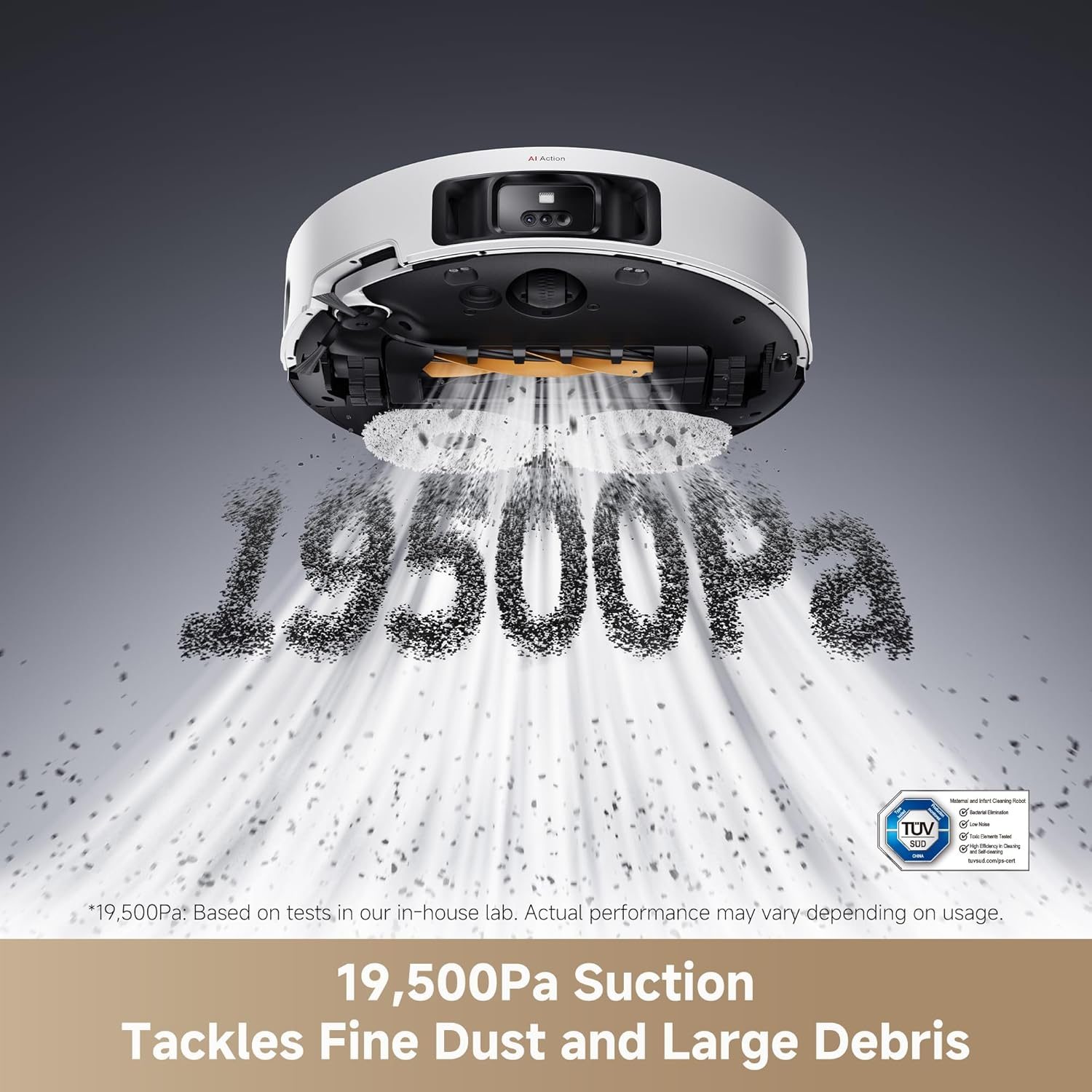 Dreame L50s Pro Ultra Robot Vacuum Cleaner and Mop With Self-Cleaning and Auto-Empty RLL88HE_WH White Dreame L50s Pro Ultra Robot Vacuum Cleaner and Mop With Self-Cleaning and Auto-Empty RLL88HE_WH White