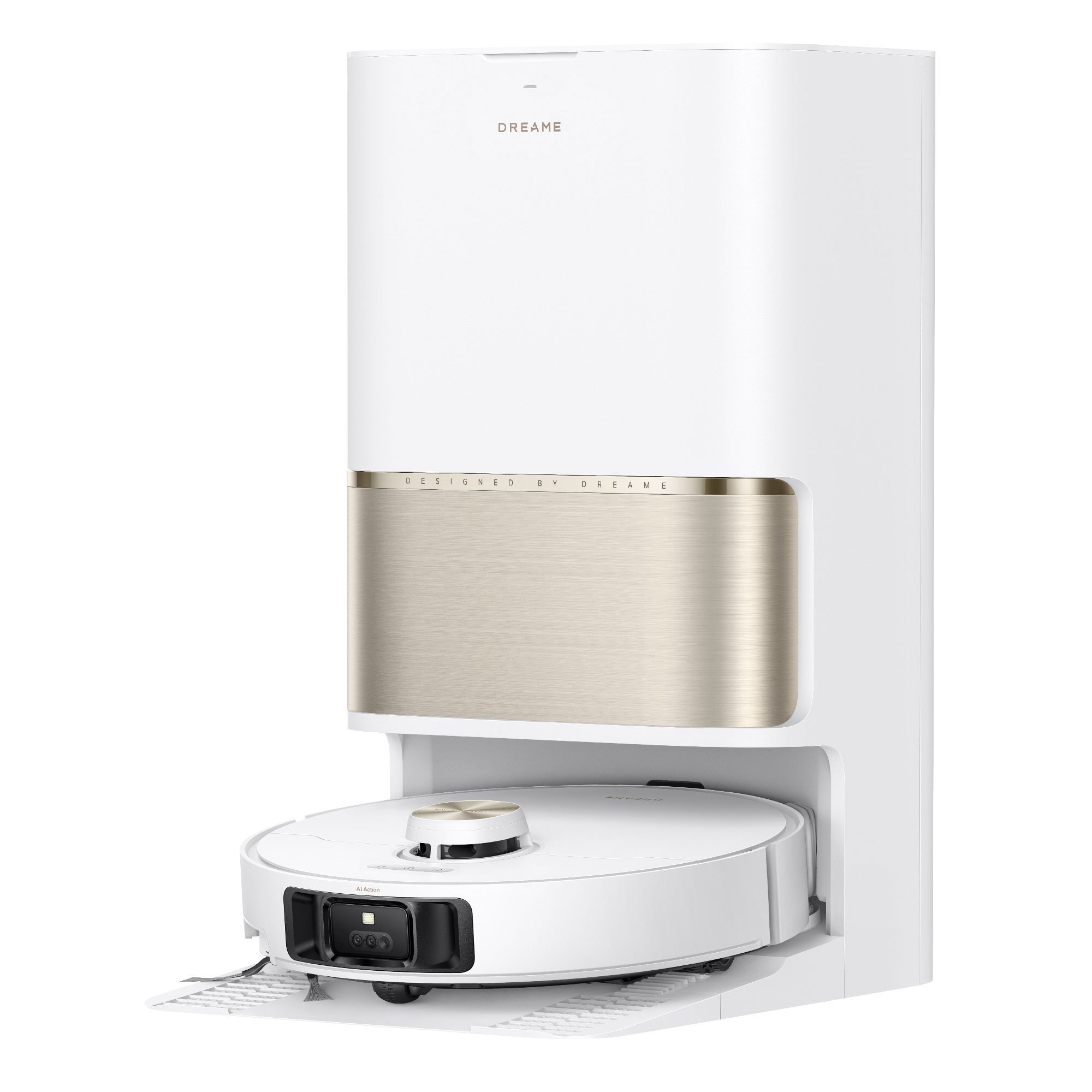 Dreame L50s Pro Ultra Robot Vacuum Cleaner and Mop With Self-Cleaning and Auto-Empty RLL88HE_WH White