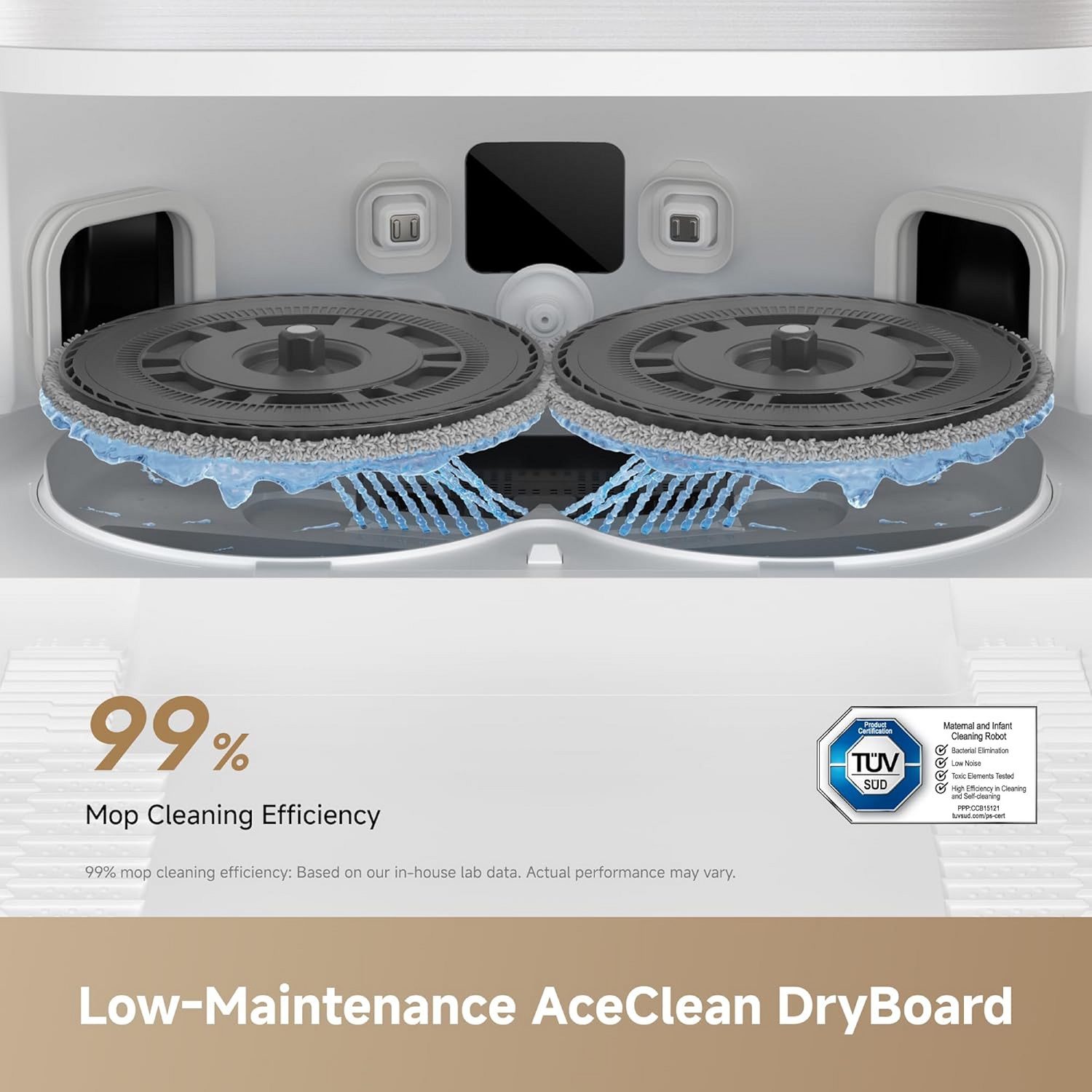 Dreame L50 Ultra Ae Robot Vacuum Cleaner and Mop With Self-Cleaning and Auto-Empty RLL51SE_WH White Dreame L50 Ultra Ae Robot Vacuum Cleaner and Mop With Self-Cleaning and Auto-Empty RLL51SE_WH White