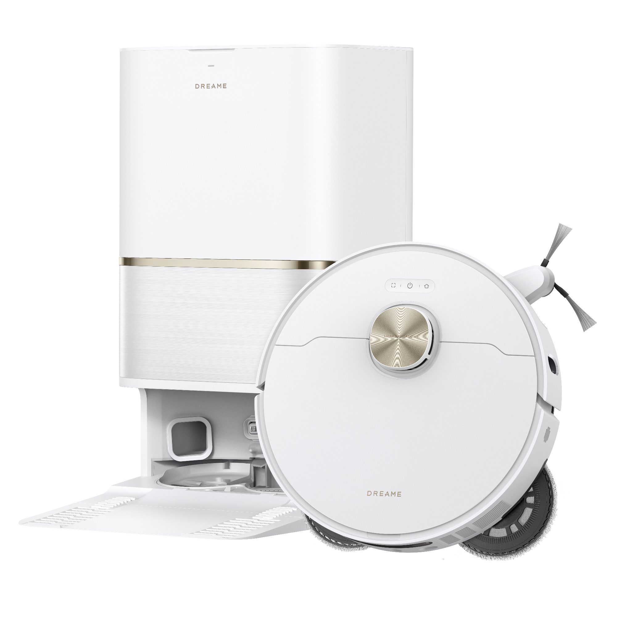 Dreame L50 Ultra Ae Robot Vacuum Cleaner and Mop With Self-Cleaning and Auto-Empty RLL51SE_WH White Dreame L50 Ultra Ae Robot Vacuum Cleaner and Mop With Self-Cleaning and Auto-Empty RLL51SE_WH White