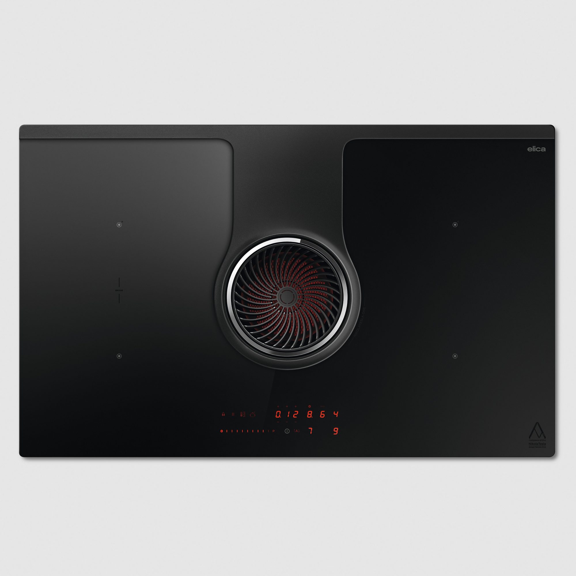 Elica  83cm Air Venting Induction Hob NT-ONE-EVO - BLACK