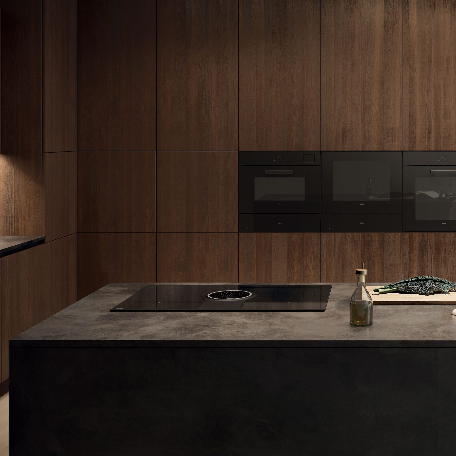 Elica 83cm Air Venting Induction Hob NT-ONE-EVO - BLACK Elica 83cm Air Venting Induction Hob NT-ONE-EVO - BLACK