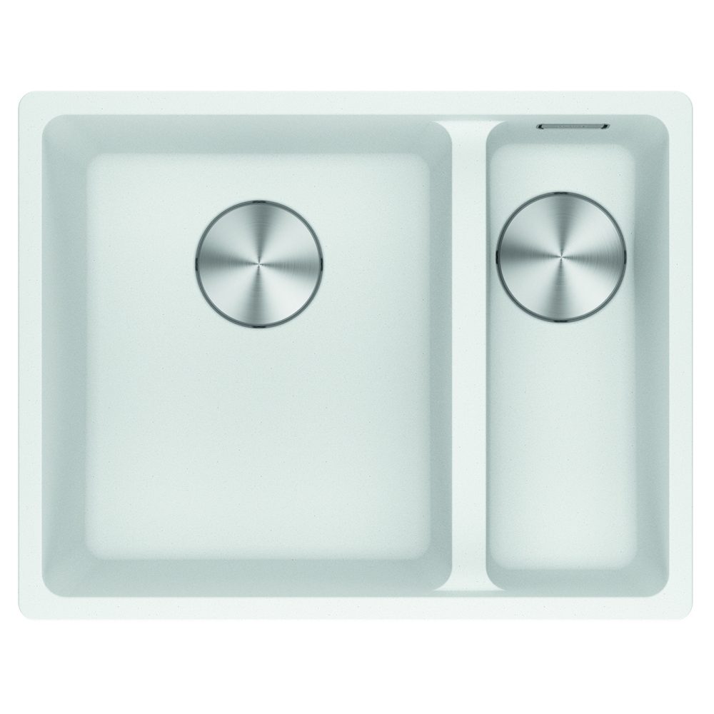 Maris Fragranite 1.5 Bowl Undermount Sink Right Hand Small Bowl 125.0688.520 - White