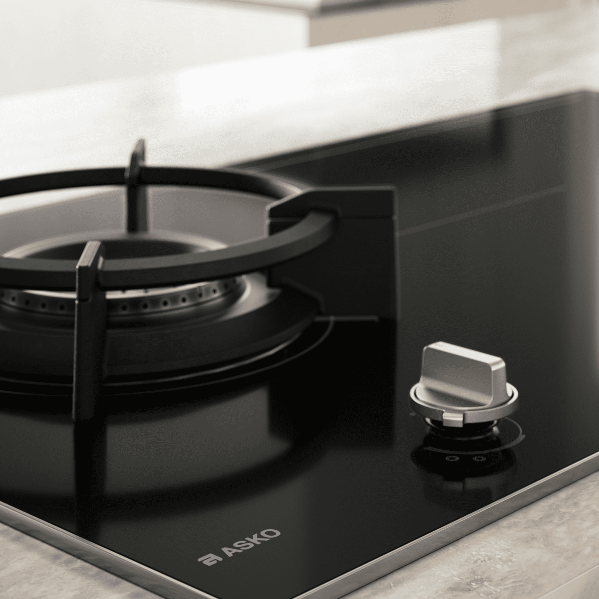 Asko 90cm Mixed Fuel Induction And Gas Hob HIG89524BGB1 - BLACK Asko 90cm Mixed Fuel Induction And Gas Hob HIG89524BGB1 - BLACK