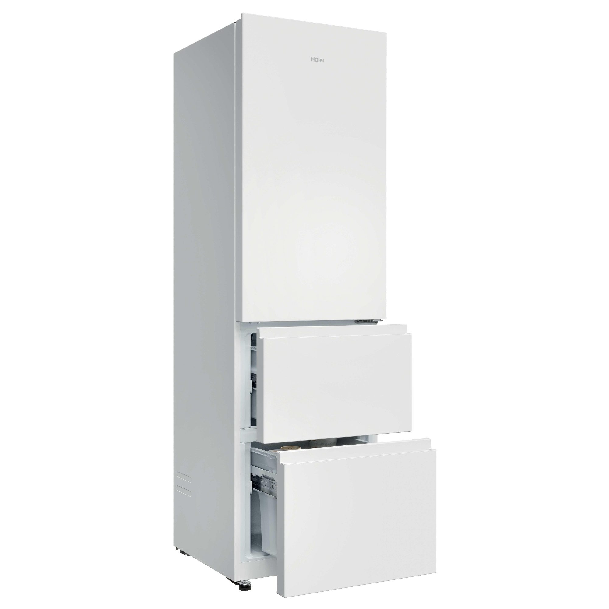 Haier 55cm Frost Free Fridge Freezer HTR3518ENMWK - White Haier 55cm Frost Free Fridge Freezer HTR3518ENMWK - White