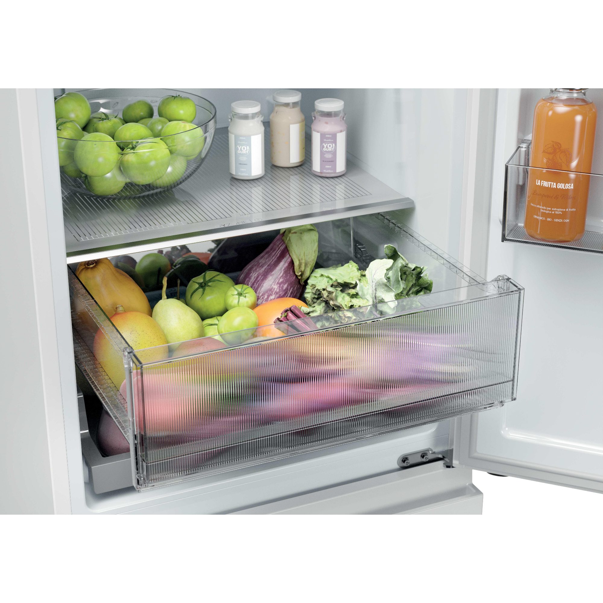 Haier 55cm Frost Free Fridge Freezer HTR3518ENMWK - White Haier 55cm Frost Free Fridge Freezer HTR3518ENMWK - White