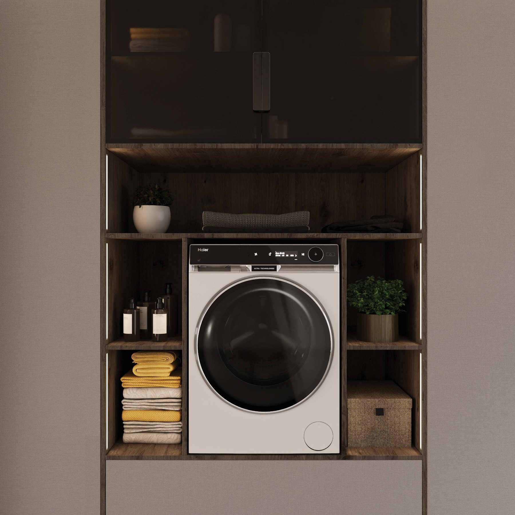 Haier 12kg/7kg X11 Autodose Washer Dryer HWD120BD16397EUK - White Haier 12kg/7kg X11 Autodose Washer Dryer HWD120BD16397EUK - White