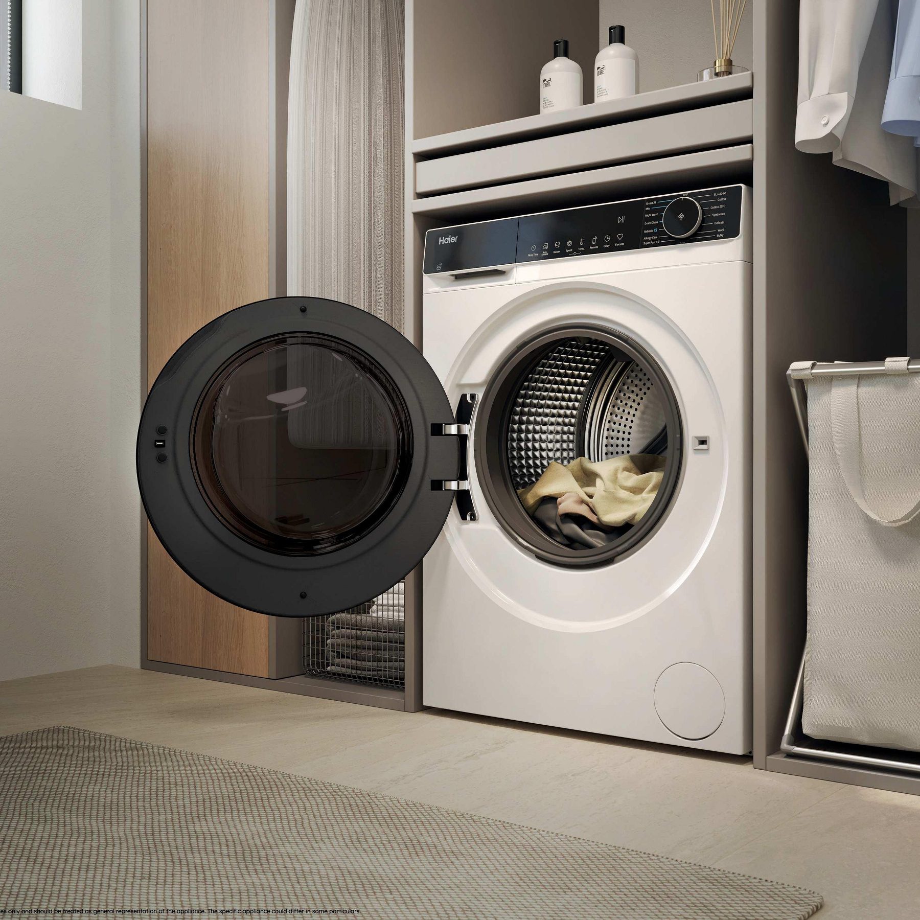 Haier 9kg/5kg X5 Washer Dryer HWD90BP14357TUUK - White Haier 9kg/5kg X5 Washer Dryer HWD90BP14357TUUK - White