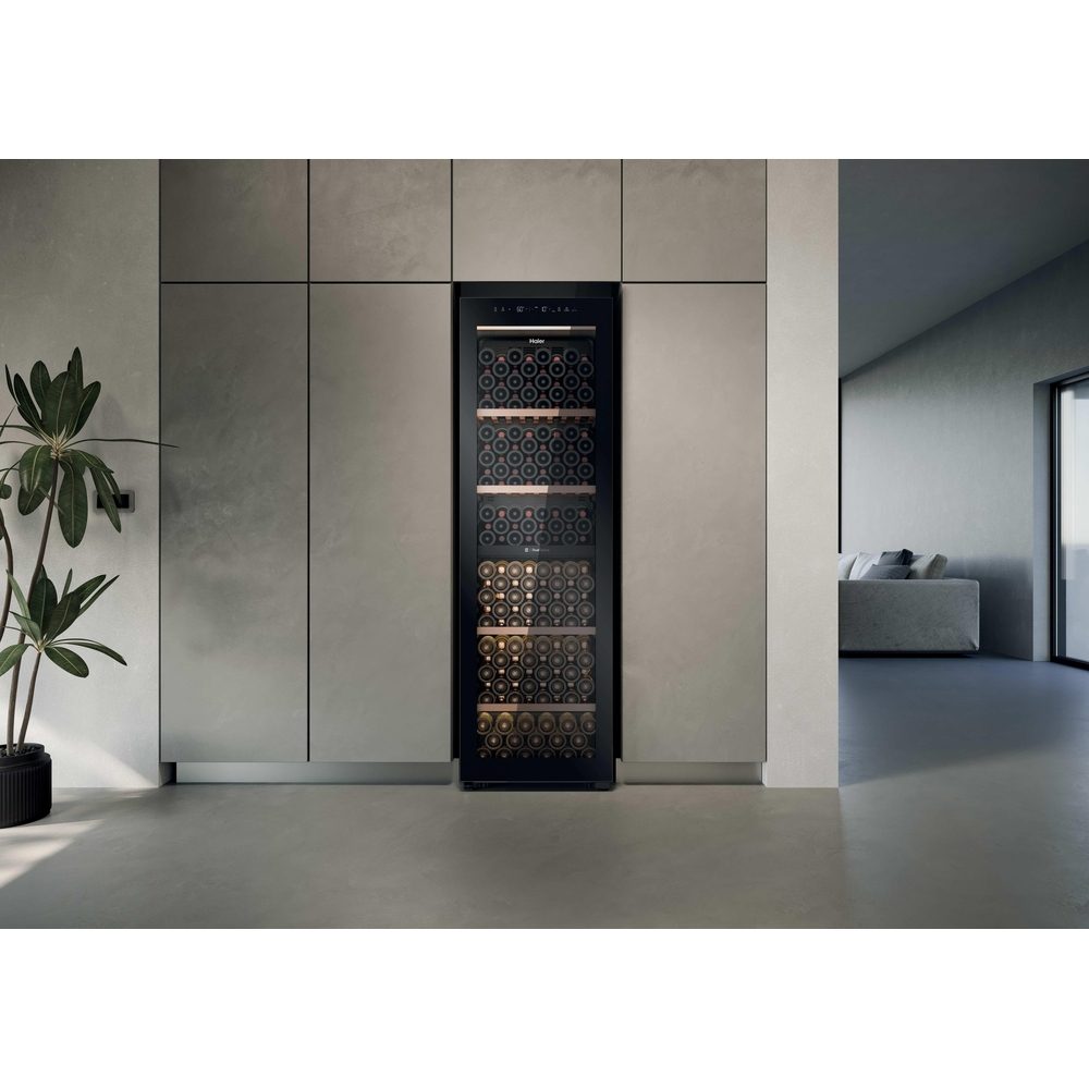 Haier 60cm Freestanding Dual Zone Wine Cooler HWS201GDFH1K - Black Haier 60cm Freestanding Dual Zone Wine Cooler HWS201GDFH1K - Black