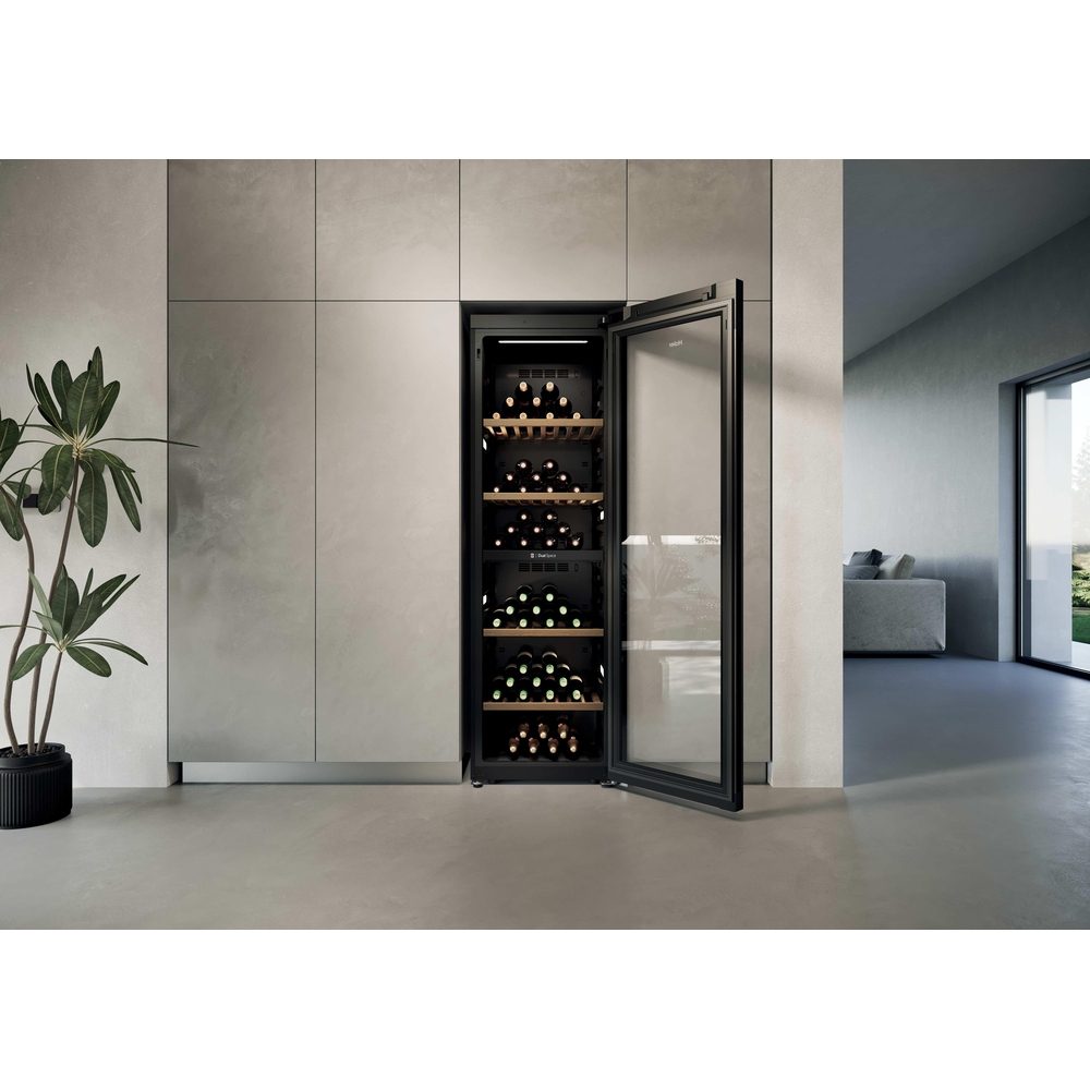 Haier 60cm Freestanding Dual Zone Wine Cooler HWS201GDFH1K - Black Haier 60cm Freestanding Dual Zone Wine Cooler HWS201GDFH1K - Black
