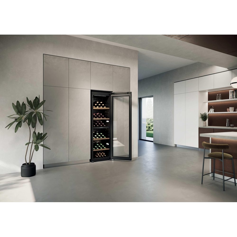 Haier 60cm Freestanding Dual Zone Wine Cooler HWS201GDFH1K - Black Haier 60cm Freestanding Dual Zone Wine Cooler HWS201GDFH1K - Black