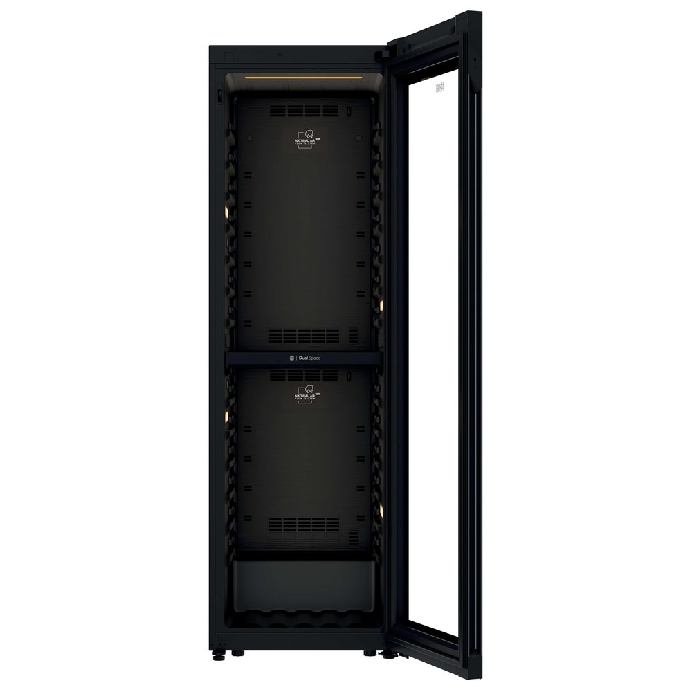 Haier 60cm Freestanding Dual Zone Wine Cooler HWS201GDFH1K - Black Haier 60cm Freestanding Dual Zone Wine Cooler HWS201GDFH1K - Black