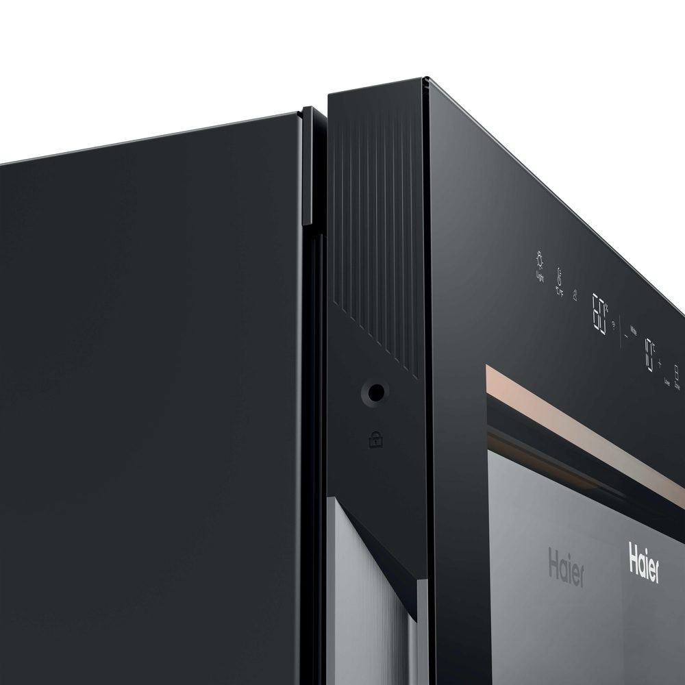 Haier 60cm Freestanding Dual Zone Wine Cooler HWS201GDFH1K - Black Haier 60cm Freestanding Dual Zone Wine Cooler HWS201GDFH1K - Black