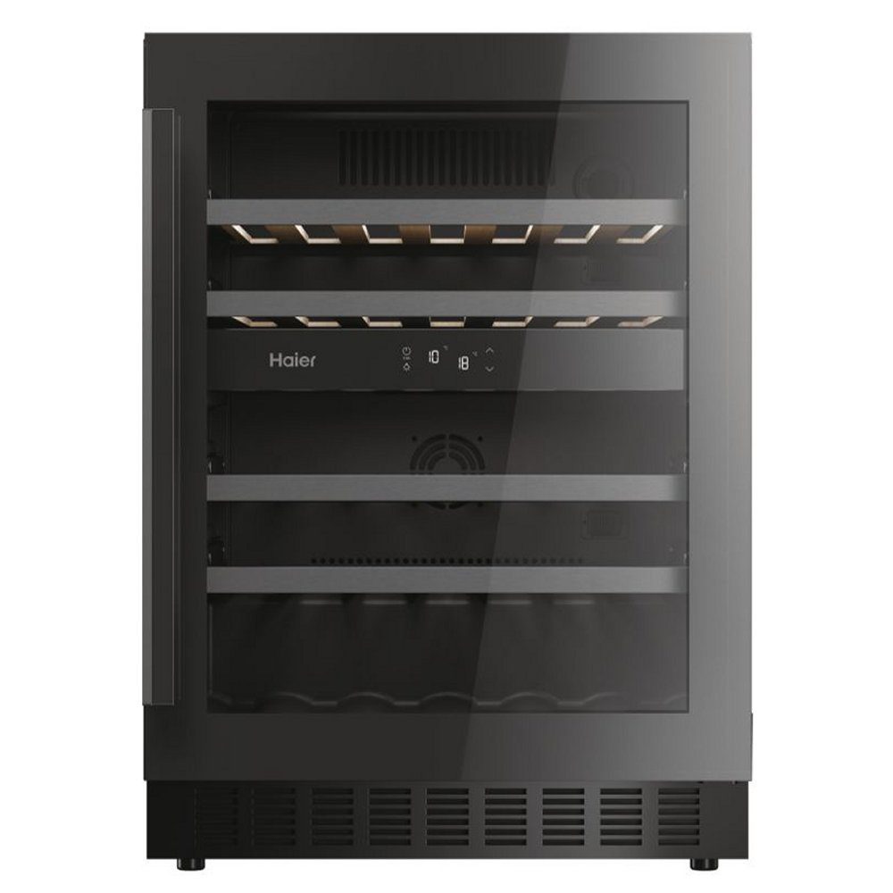 Haier 60cm Freestanding Undercounter Dual Zone Wine Cooler HAKWBD60UK - Black Haier 60cm Freestanding Undercounter Dual Zone Wine Cooler HAKWBD60UK - Black