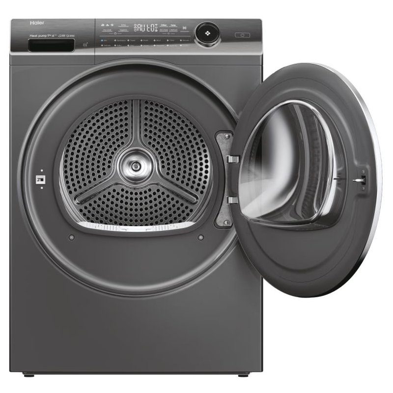 Haier 9kg I-Pro Series 7 Plus Heat Pump Condenser Dryer HD90-A3Q979RU1 - Graphite Haier 9kg I-Pro Series 7 Plus Heat Pump Condenser Dryer HD90-A3Q979RU1 - Graphite