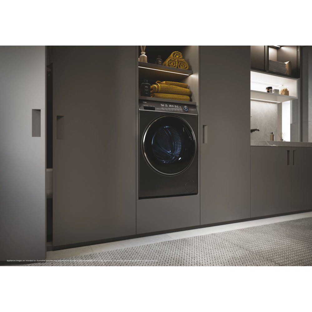 Haier 10kg I-Pro Series 7 Freestanding Washing Machine 1400rpm HW100GB14979SUUK - Graphite Haier 10kg I-Pro Series 7 Freestanding Washing Machine 1400rpm HW100GB14979SUUK - Graphite