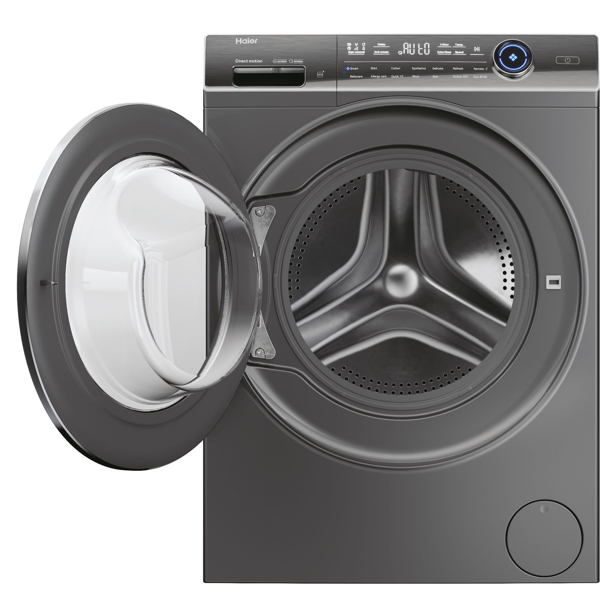 Haier 10kg I-Pro Series 7 Freestanding Washing Machine 1400rpm HW100GB14979SUUK - Graphite Haier 10kg I-Pro Series 7 Freestanding Washing Machine 1400rpm HW100GB14979SUUK - Graphite