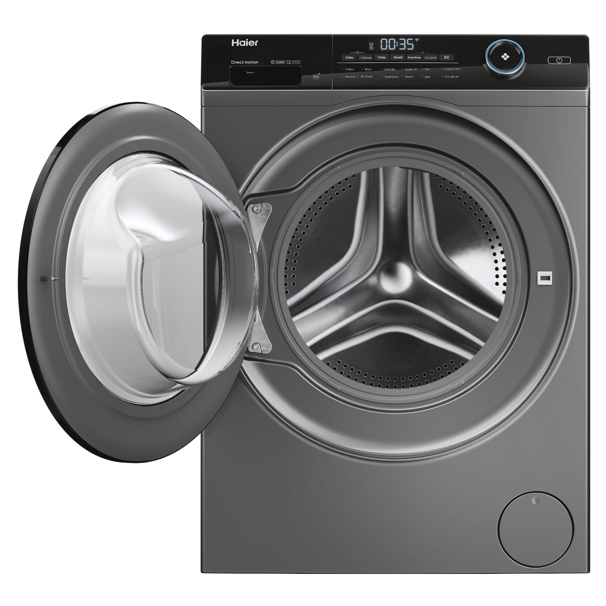 Haier 10kg/6kg I-Pro Series 5 Washer Dryer HWD100B14959SNUK - Graphite Haier 10kg/6kg I-Pro Series 5 Washer Dryer HWD100B14959SNUK - Graphite